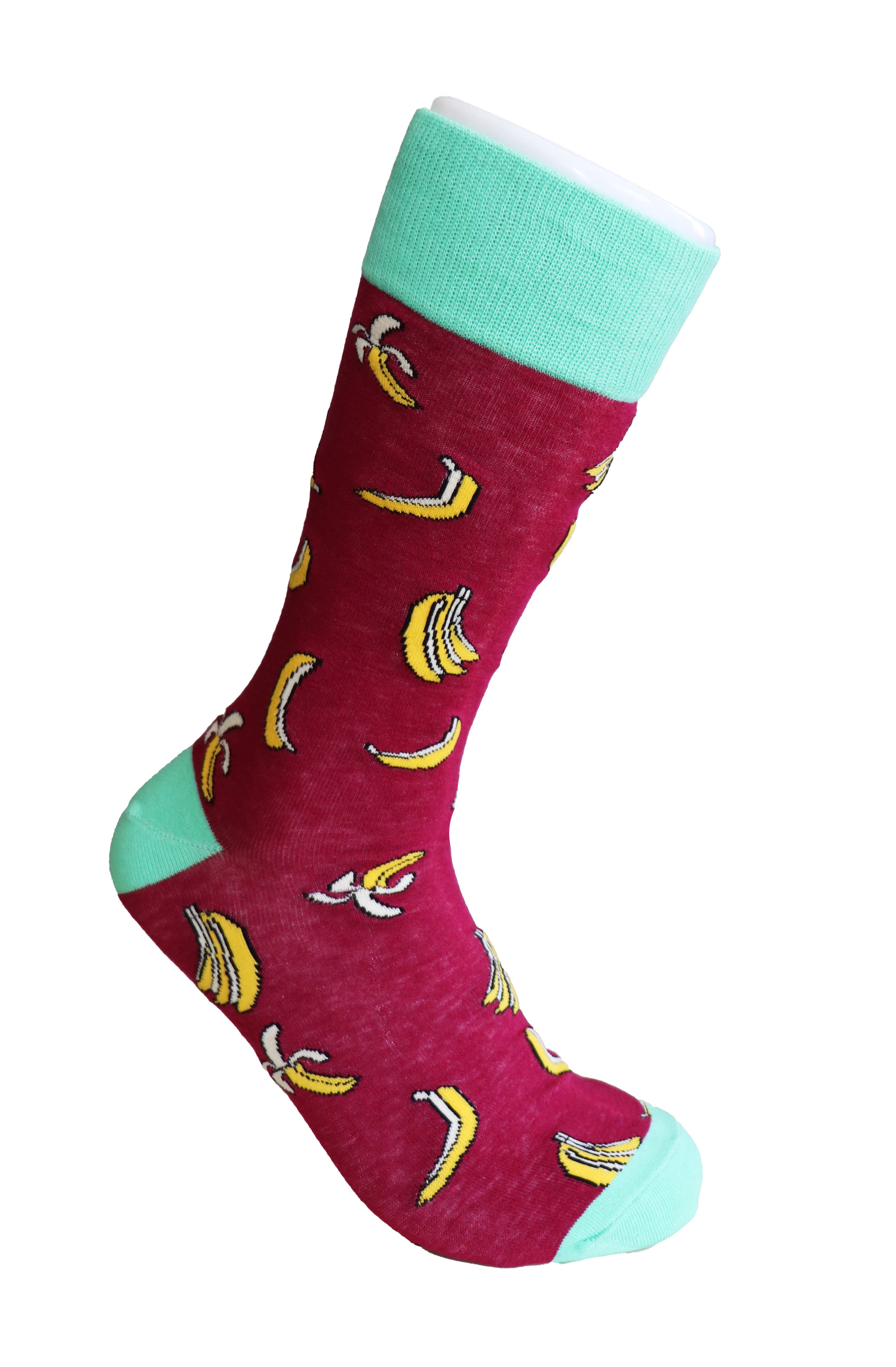 SoXcellent - Banana Fruit Unisex Casual Pattern Crew Fun Socks
