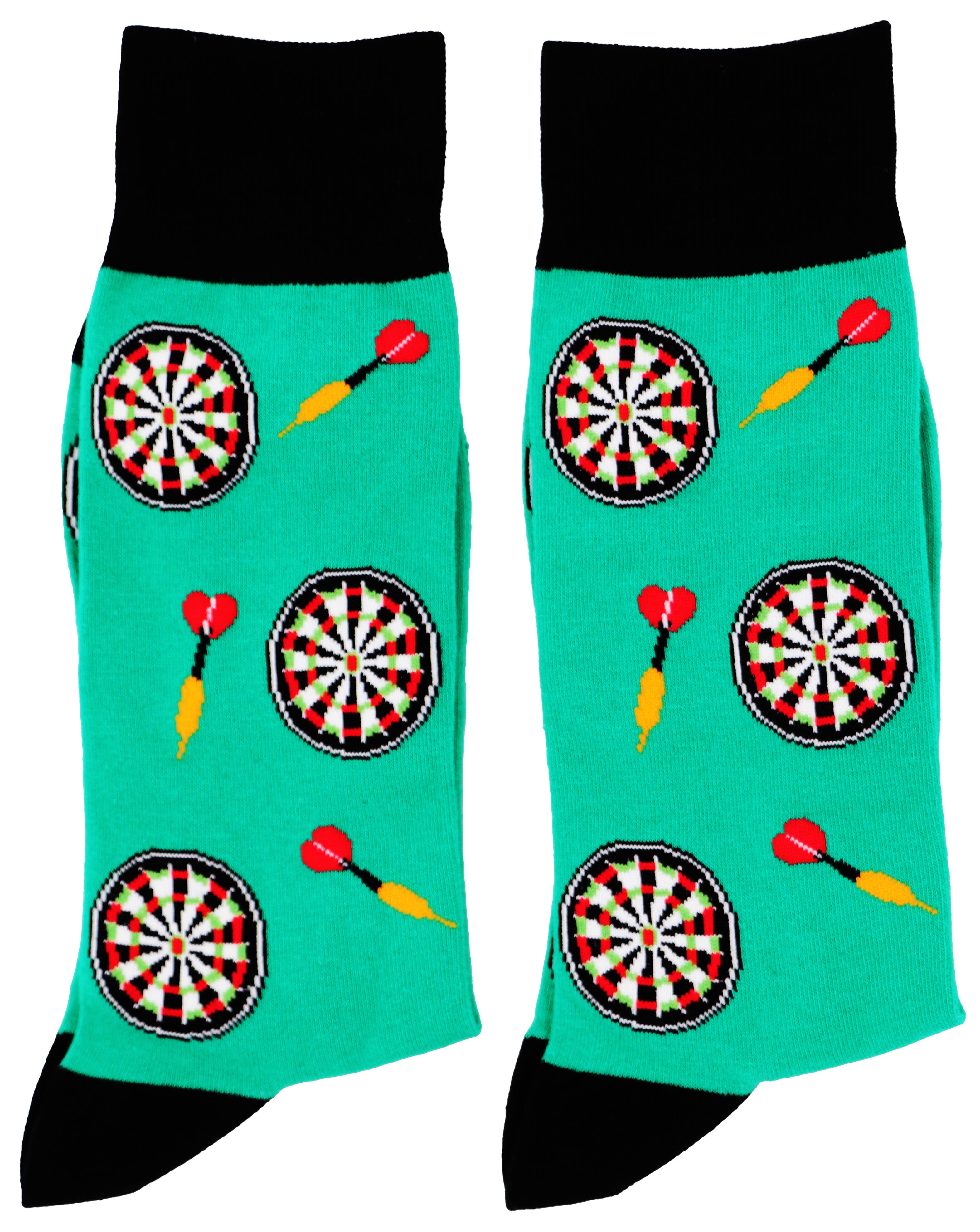 SoXcellent - Dart Board Tip Unisex Fun Dress Casual Pattern Funny Socks
