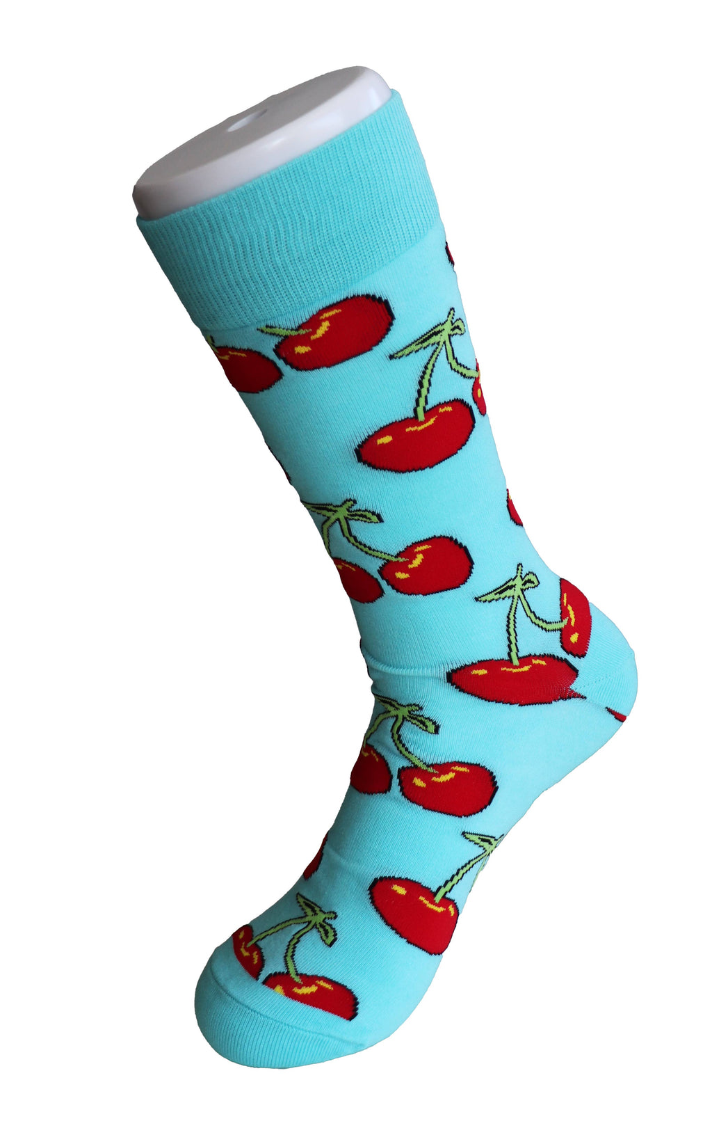 SoXcellent - Cherry Fruit Theme Unisex Novelty Funny Crew Socks