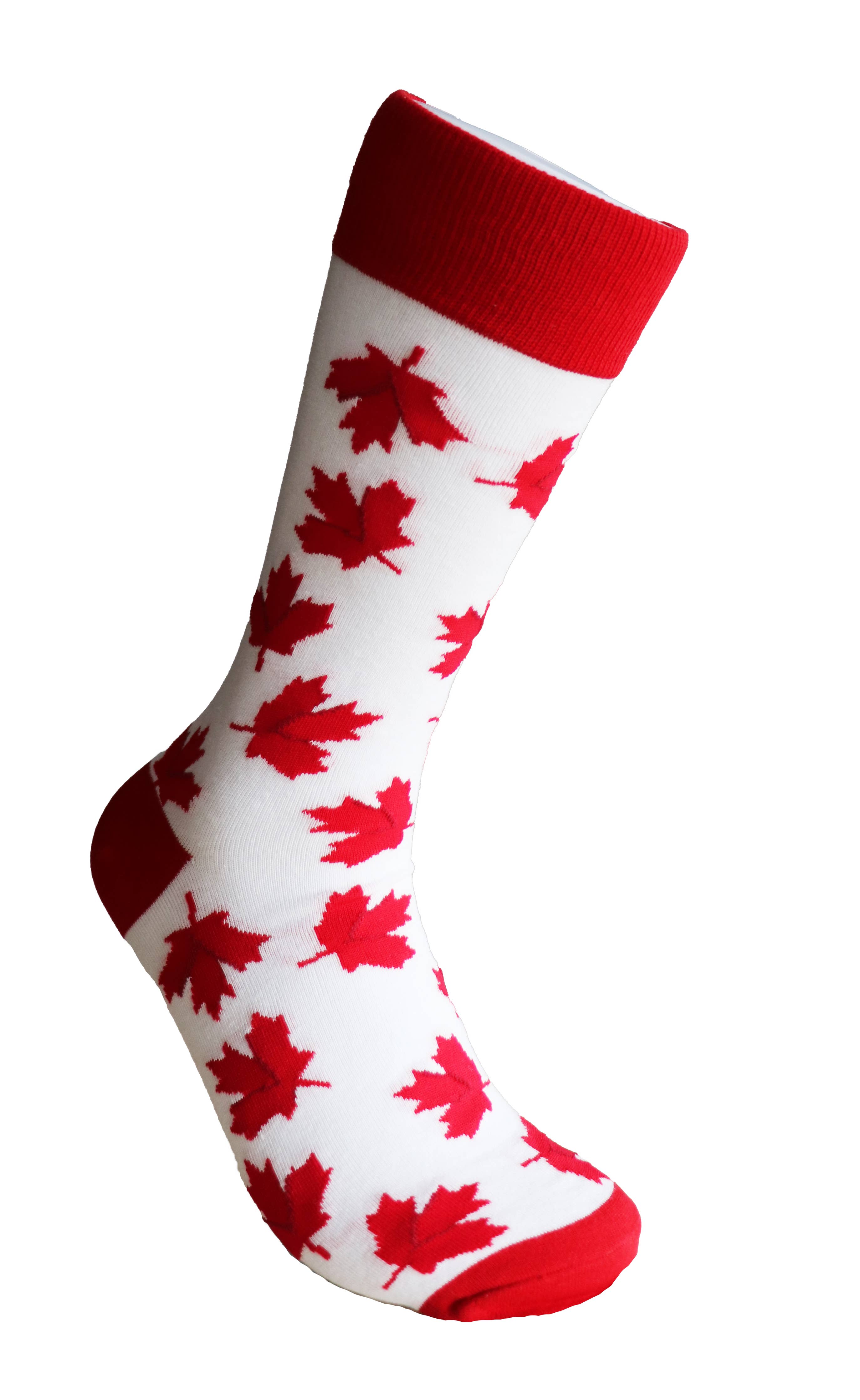 SoXcellent - Maple Leaves Canada Unisex Funny Socks - S