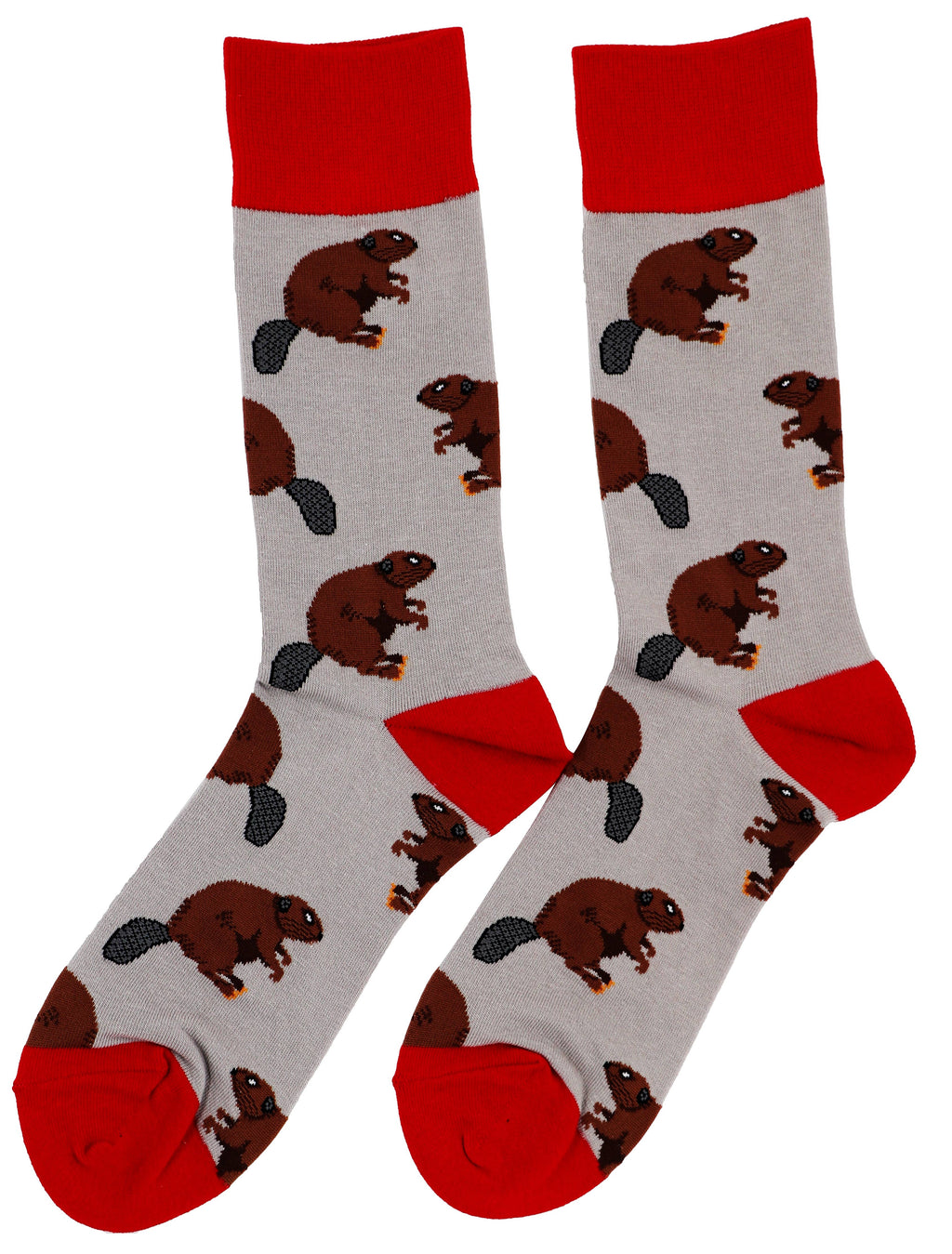SoXcellent - Beaver Animal Unisex Fun Crew Novelty Funny Socks