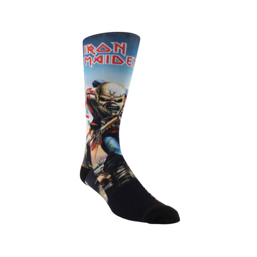 Perri's Socks - Iron Maiden The Trooper Dye Sublimation Crew  Socks