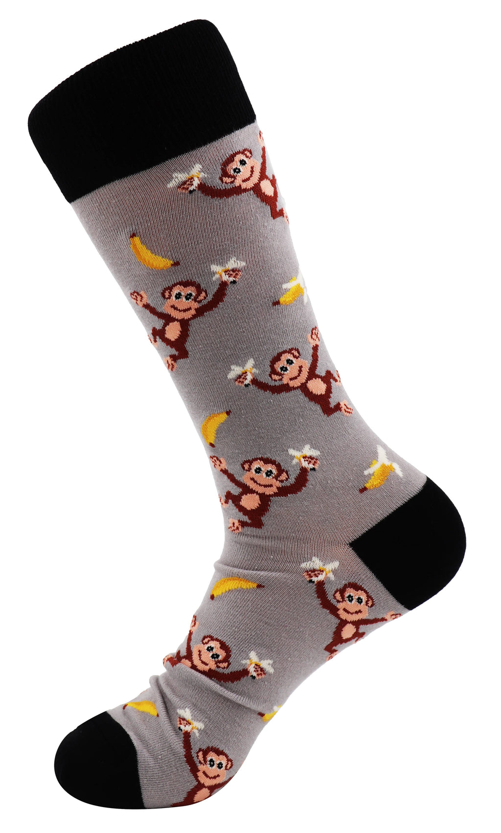 SoXcellent - Monkey Banana Unisex Fun Crew Novelty Funny Socks
