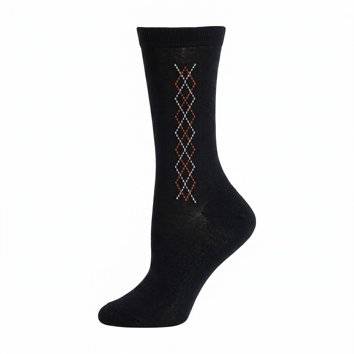 KEY - Women's - MERINO WOOL - ARGYLE Dress Socks