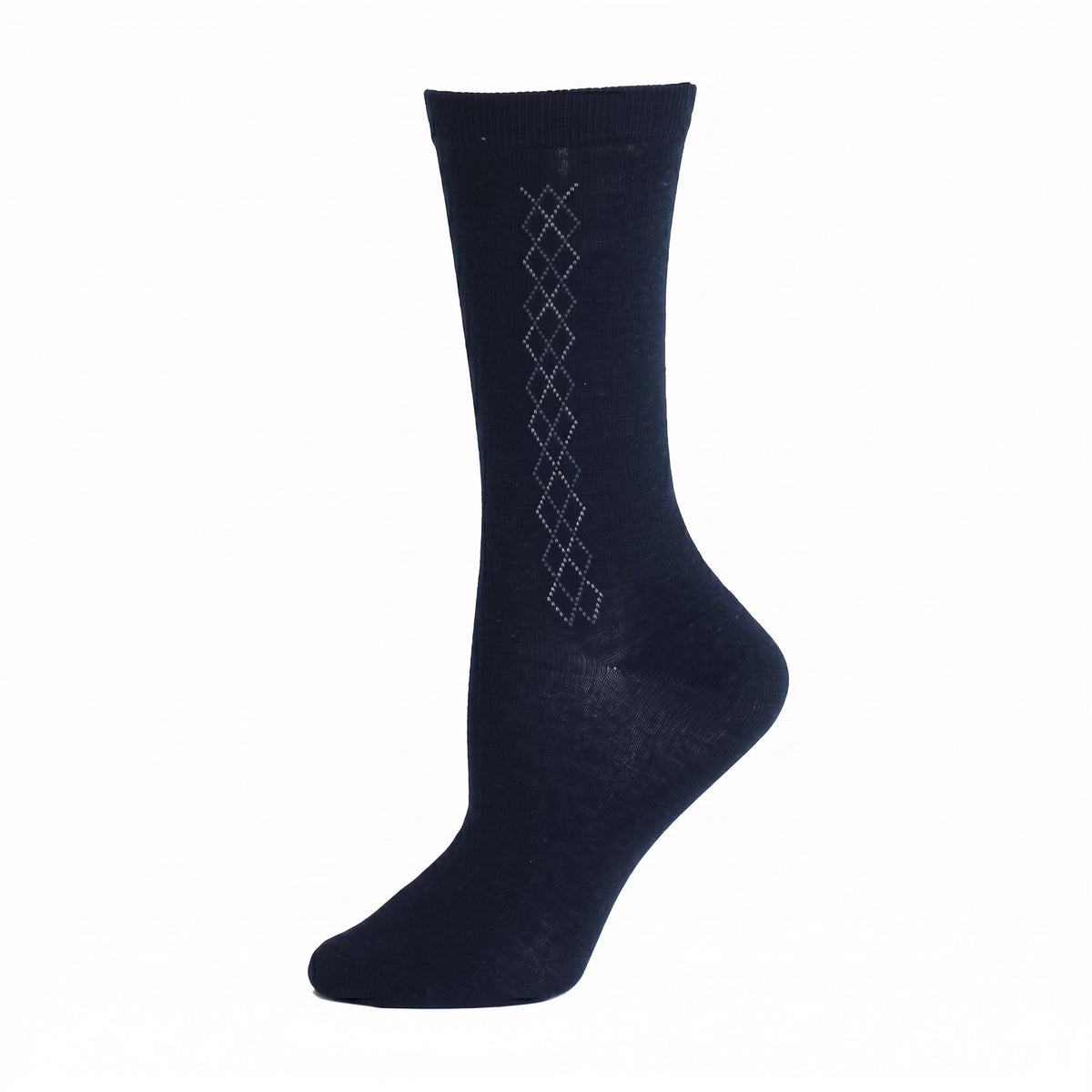 KEY - Women's - MERINO WOOL - ARGYLE Dress Socks