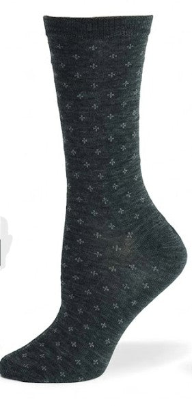 KEY - Women's - MERINO WOOL - Little Dot Dress Socks