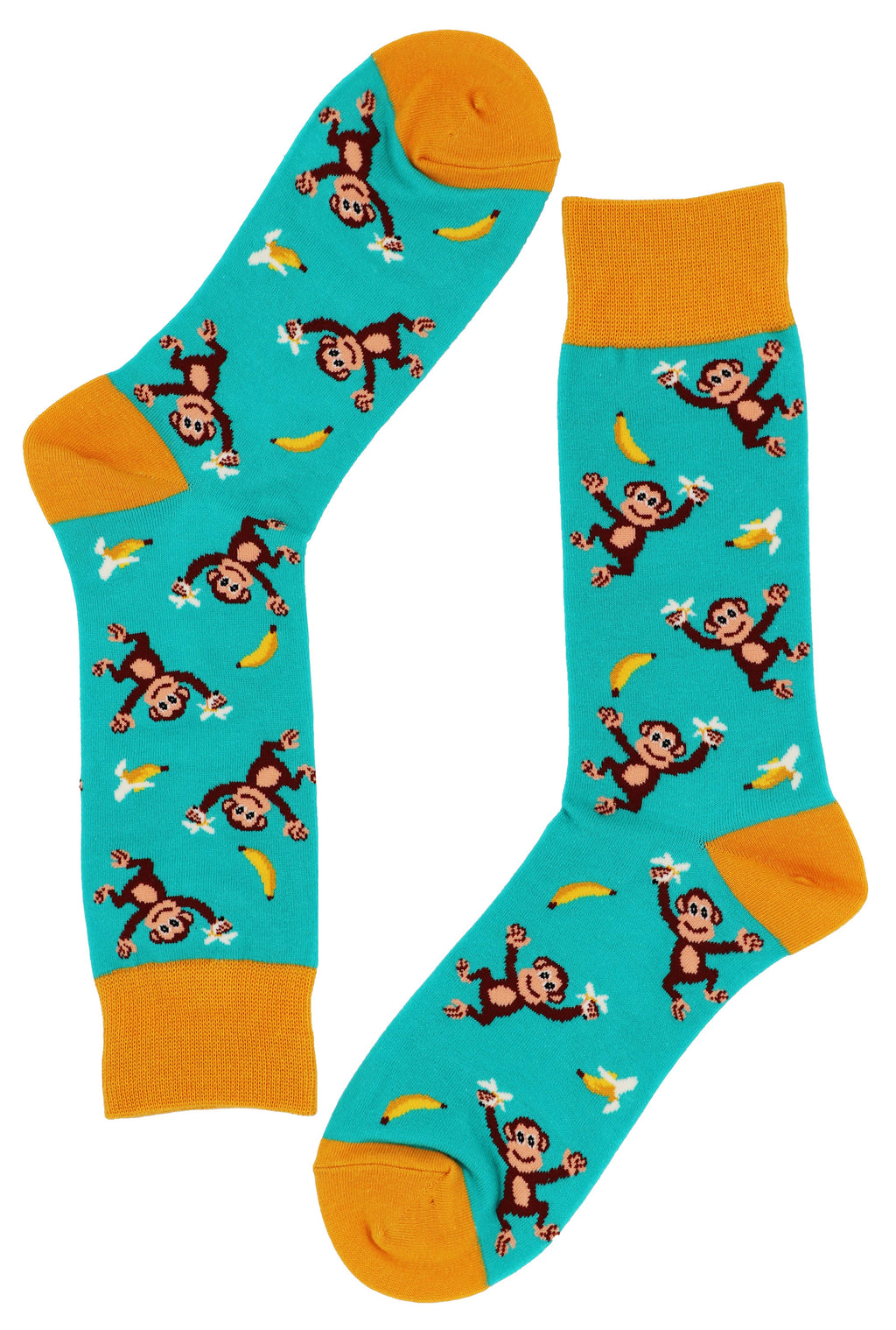 SoXcellent - Monkey Banana Unisex Fun Crew Novelty Funny Socks