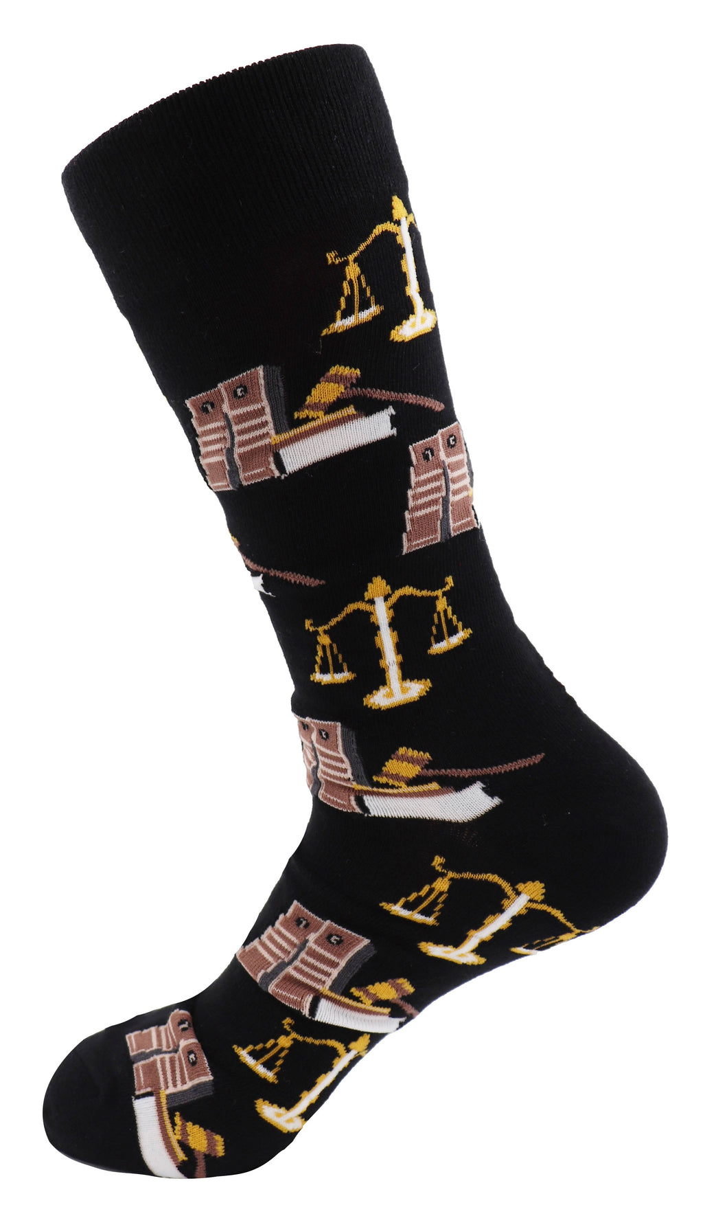 SoXcellent - Lawyers Unisex Crew Novelty Funny Socks - M