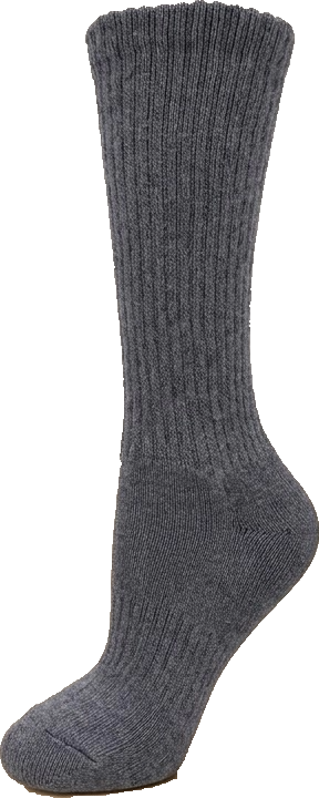 KEY - Diabetic Wellness - Women's - 1/2 Cushioned - Sole Ribbed - Crew Socks