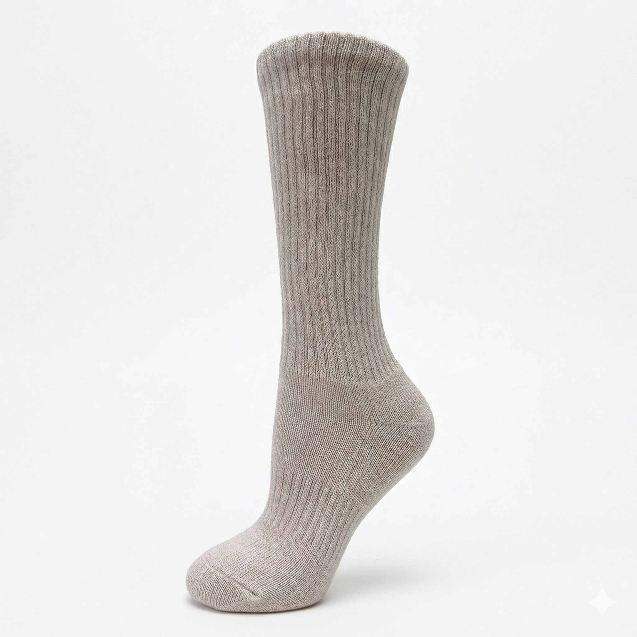 KEY - Diabetic Wellness - Women's - 1/2 Cushioned - Sole Ribbed - Crew Socks