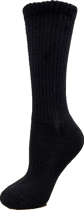 KEY - Diabetic Wellness - Women's - 1/2 Cushioned - Sole Ribbed - Crew Socks