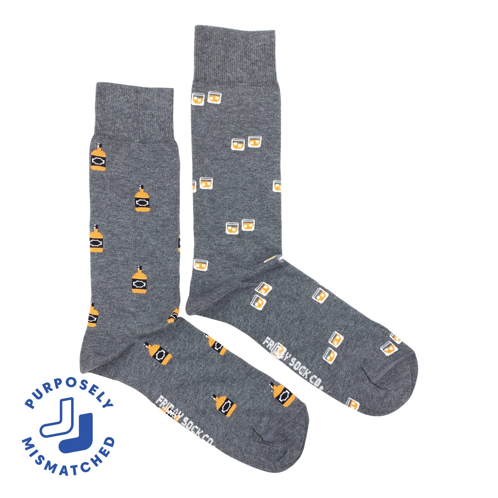 Friday Sock - Men's - Whiskey & Glass Socks