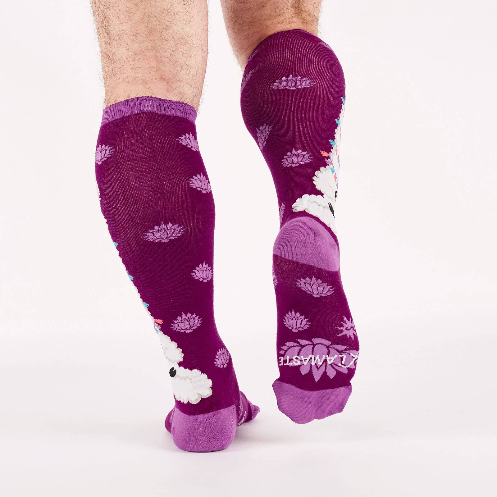 Sock it to Me - Stretch-It Knee High Sock: Llamaste