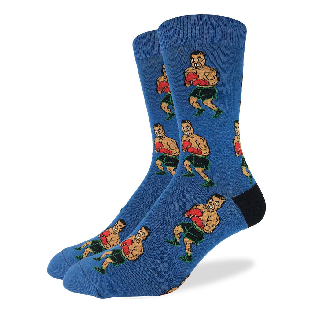 Good Luck Sock - Men's Big & Tall Tyson Punch-Out!! Socks