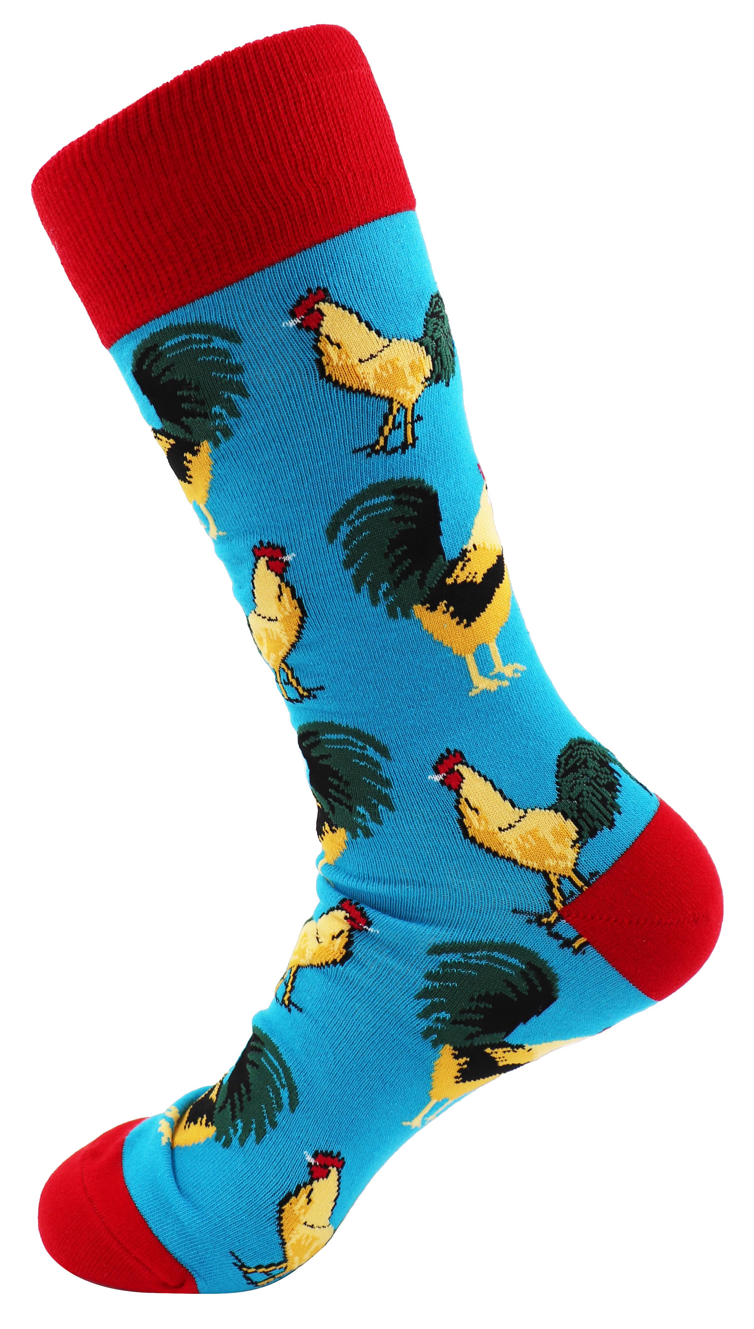 SoXcellent - Rooster Animal Unisex Fun Casual Pattern Socks