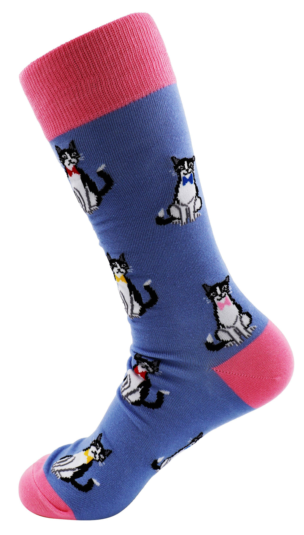 SoXcellent - Bow Tie Cat Unisex Fun Casual Pattern Socks
