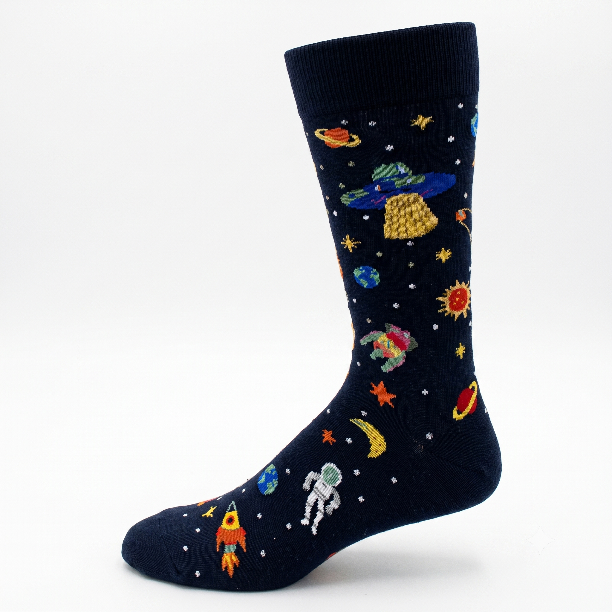 CRAZY TOES - MEN'S - SPACE Crew Socks