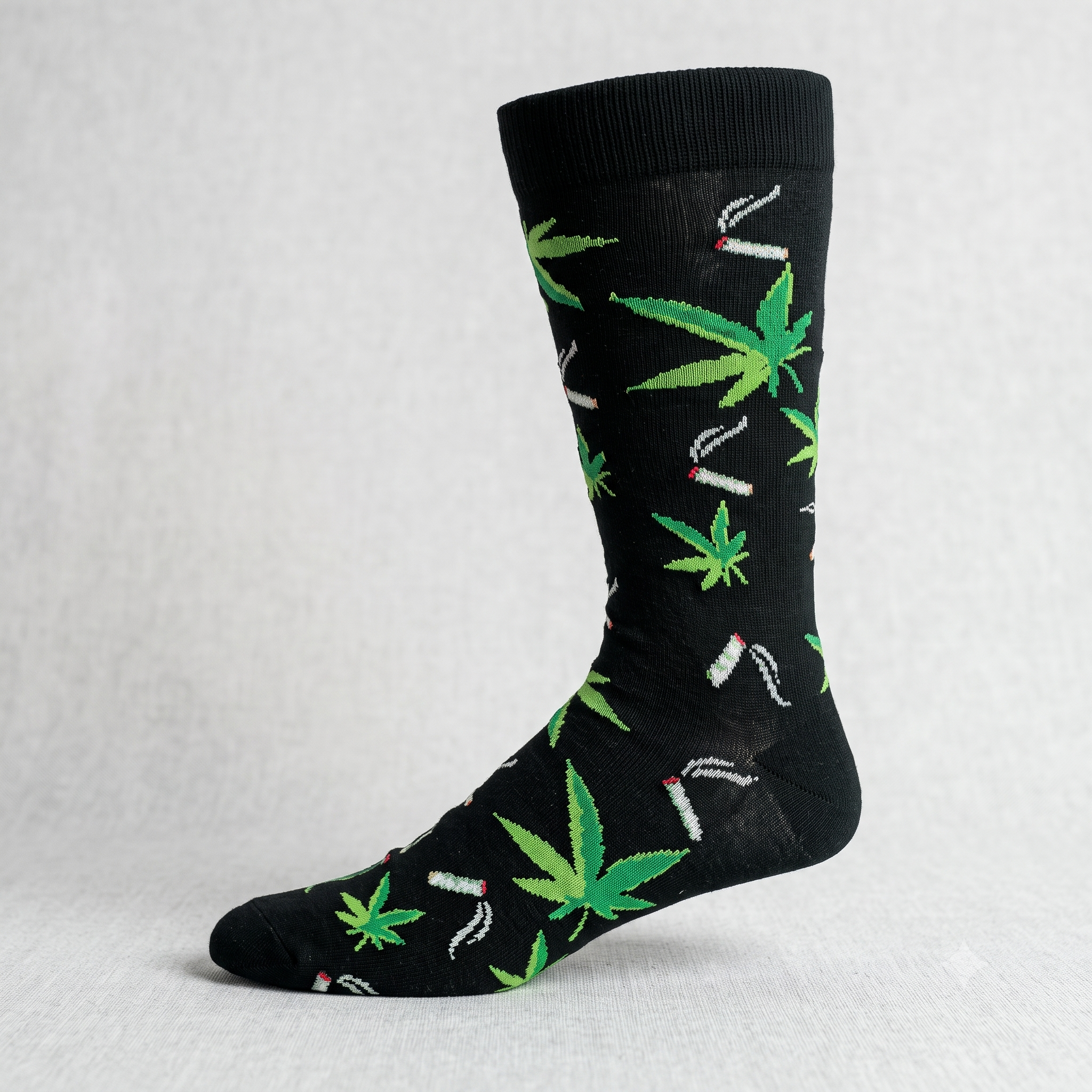 CRAZY TOES - MEN'S - CANNABIS Crew Socks
