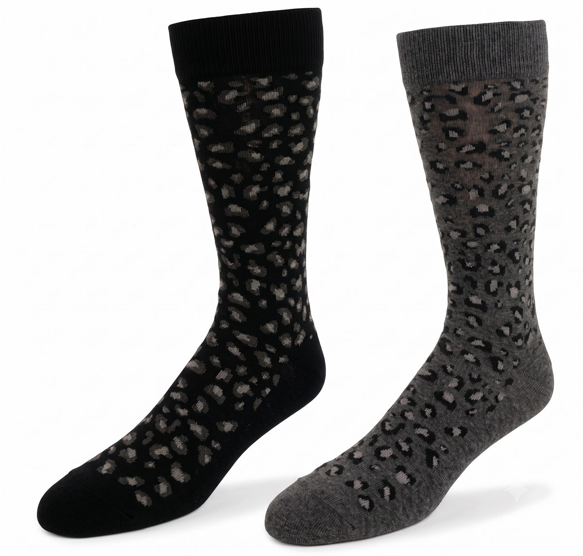 POINT ZERO - Men's Dress Socks - LEOPARD