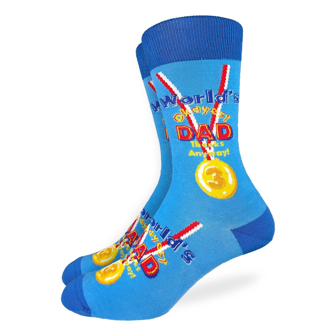 Good Luck Sock - Men's World's Okayest Dad Socks