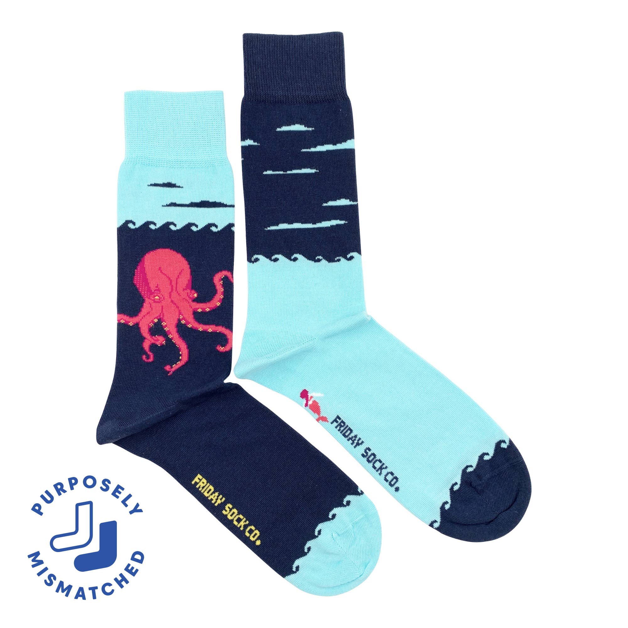 Friday Sock - Men's - Kraken & Ship Socks