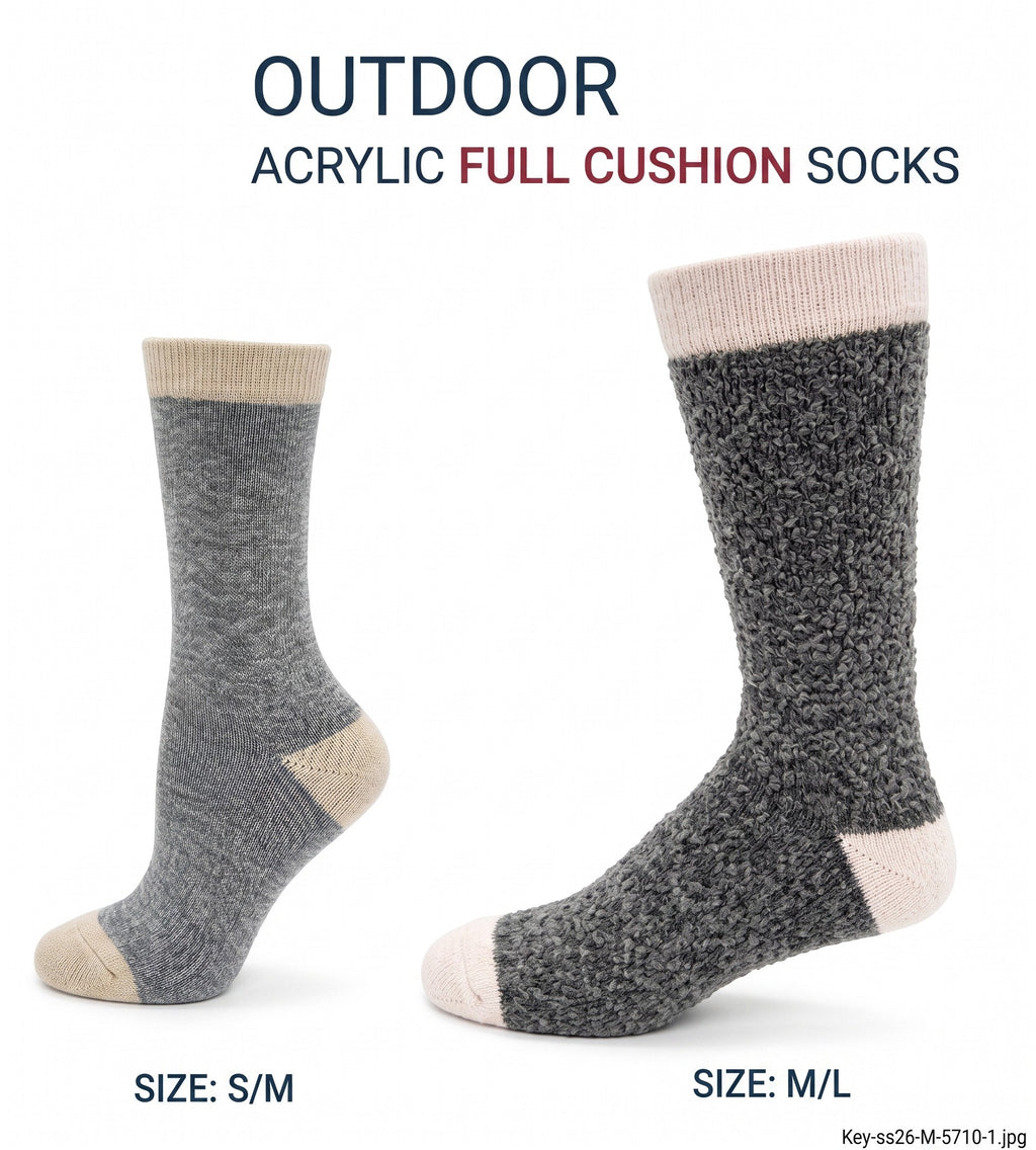 KEY - Men's - OUTDOOR - Acrylic FULL CUSHION Socks