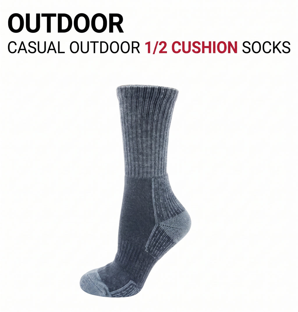 KEY - Women's - OUTDOOR - CASUAL 1/2 CUSHION Socks