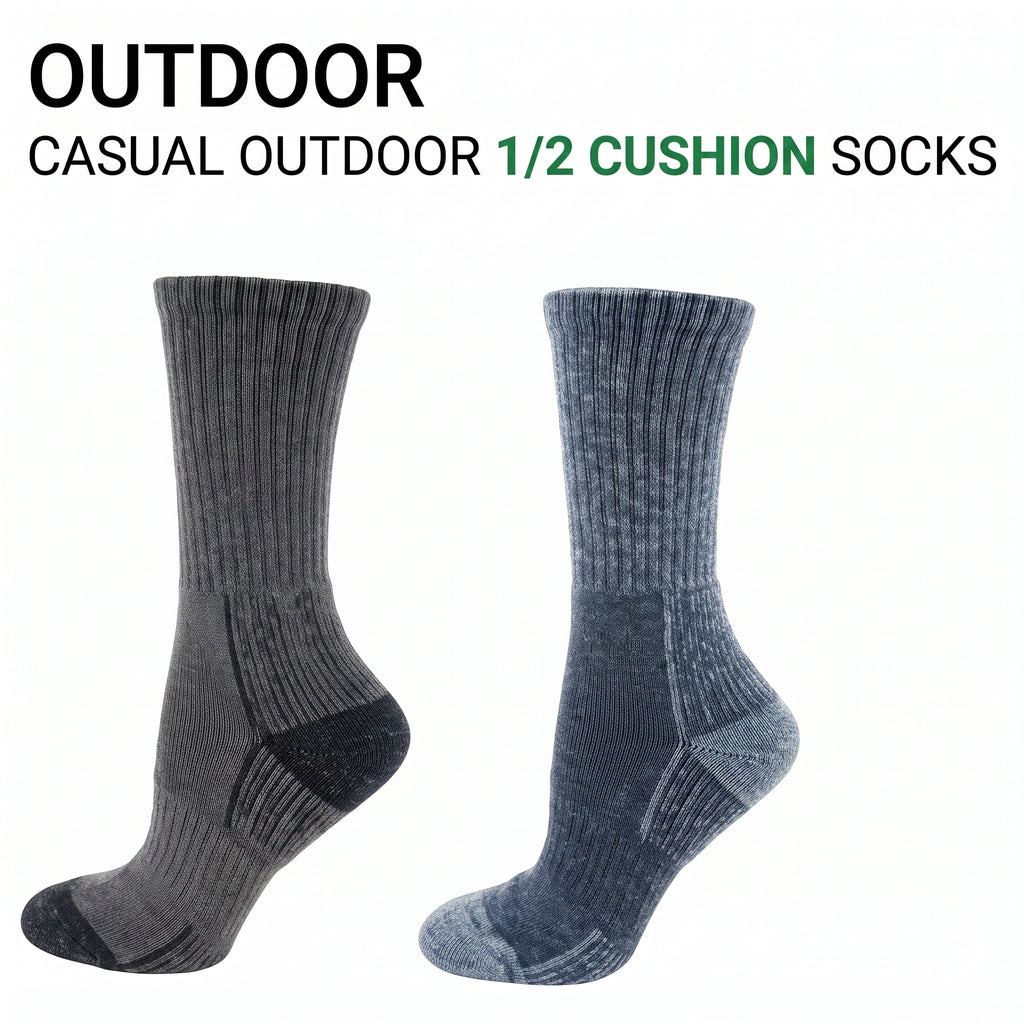 KEY - Women's - OUTDOOR - CASUAL 1/2 CUSHION Socks