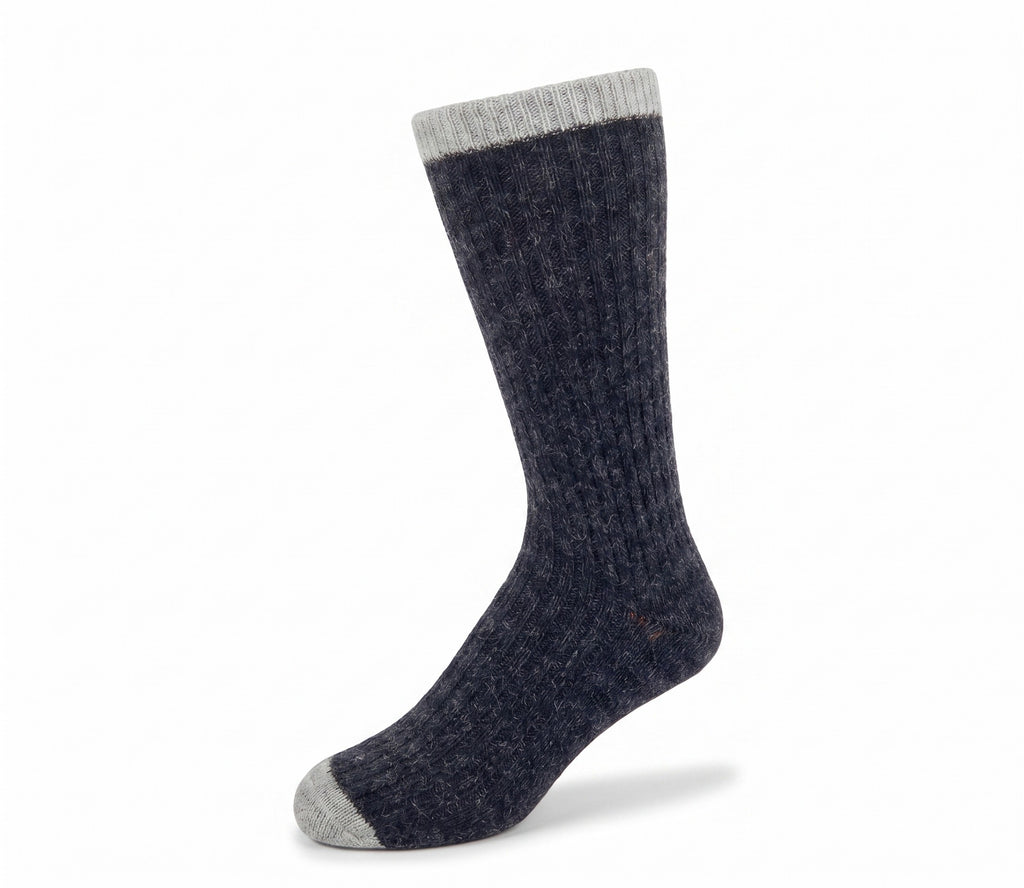 KEY - Men's - WOOL CASUAL RIBBED SOCKS