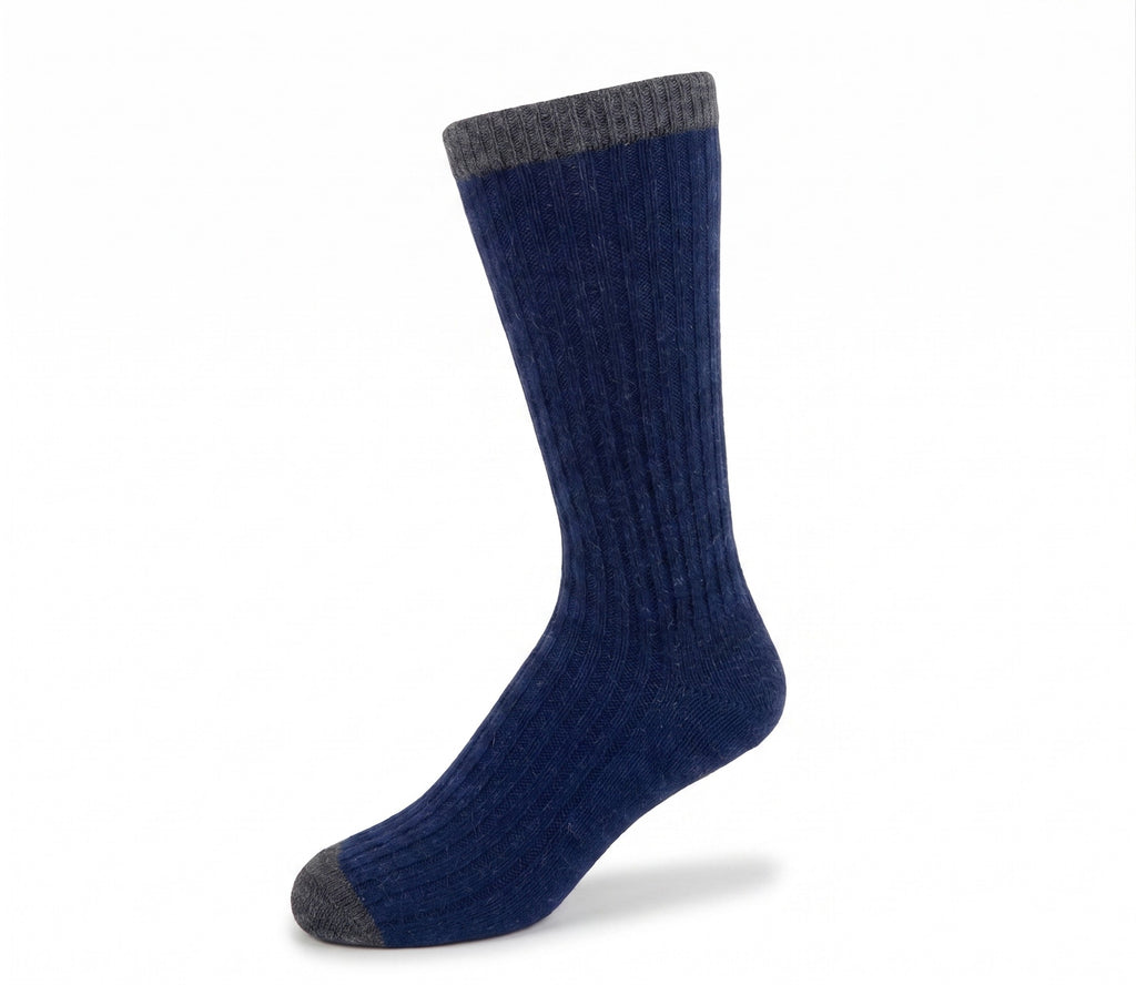 KEY - Men's - WOOL CASUAL RIBBED SOCKS