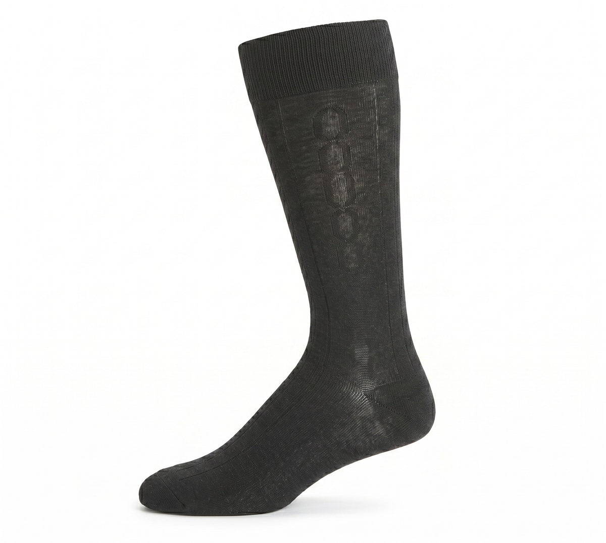 KEY - Men's - BAMBOO LINKS VERTICAL ARGYLE Crew Socks