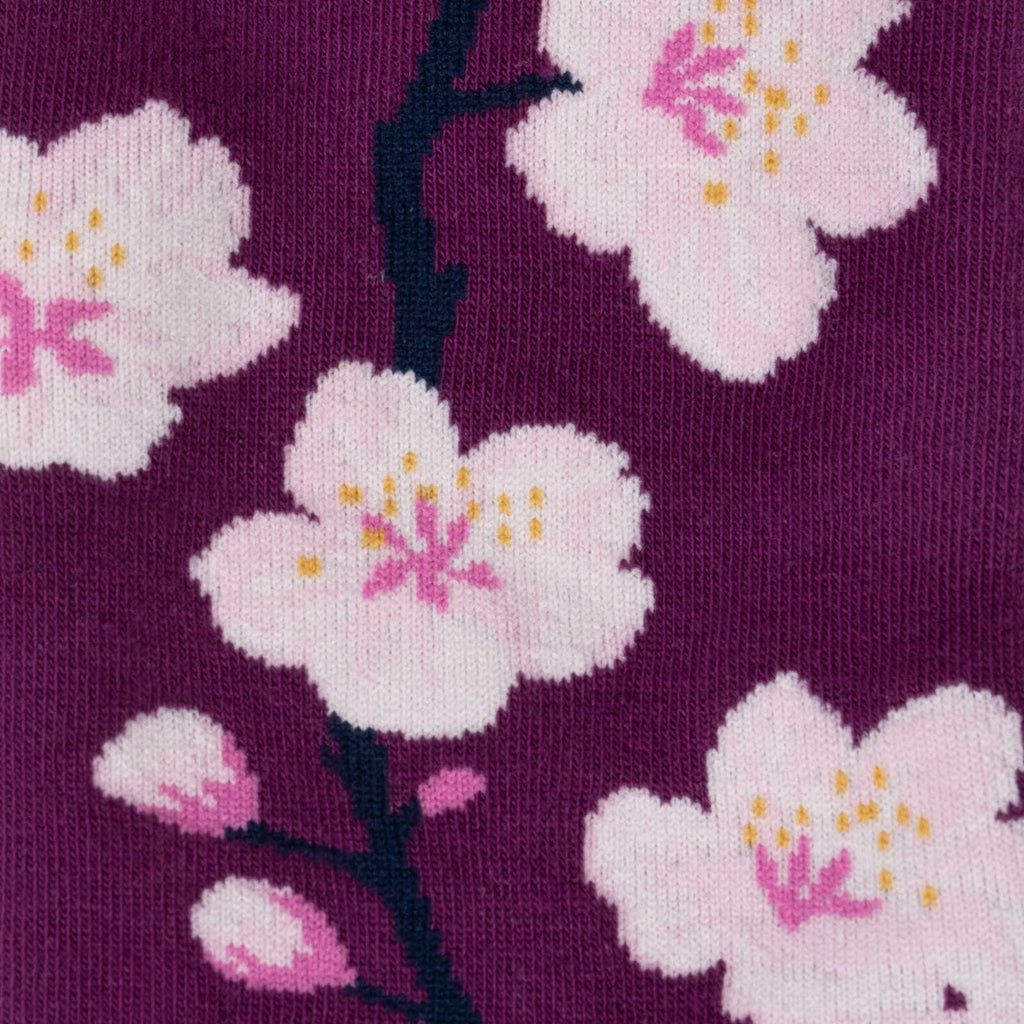Sock it to Me - Stretch-It Knee High Sock: Cherry Blossoms