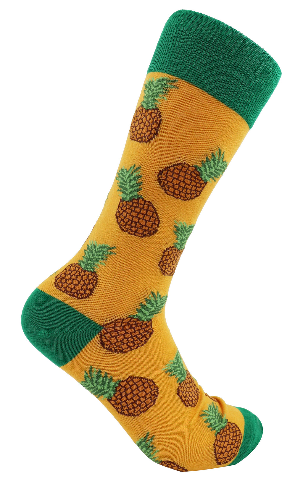 SoXcellent - Pineapple Unisex Novelty Socks - M - Yellow