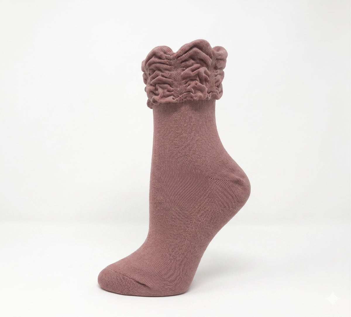 KEY - Women's - RUCHED TOP Quarter Socks