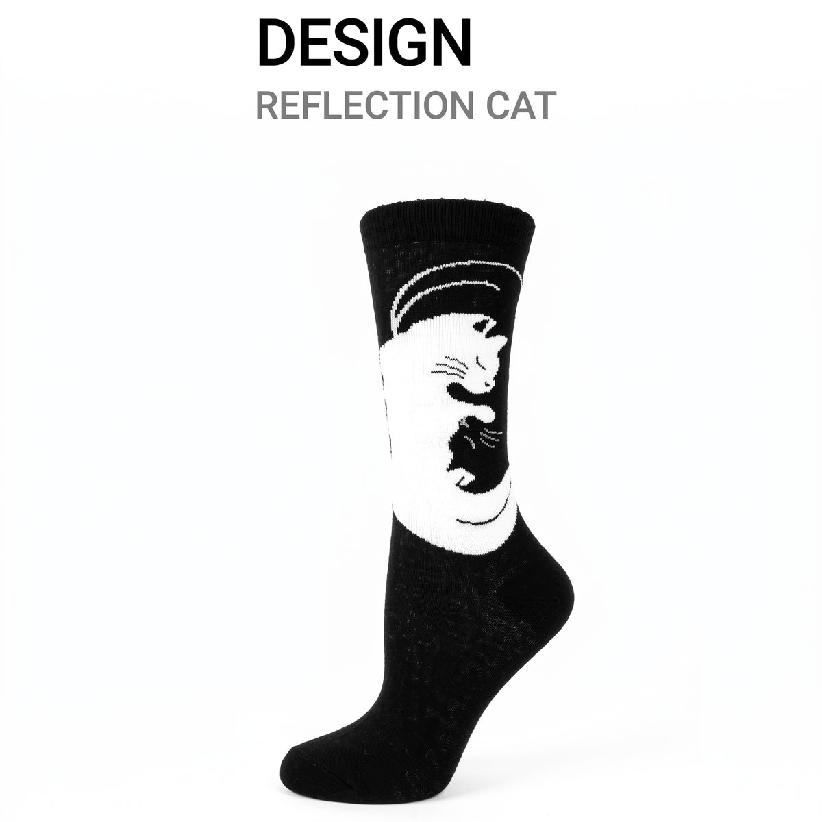 KEY - Women's Dress Socks - REFLECTION CAT
