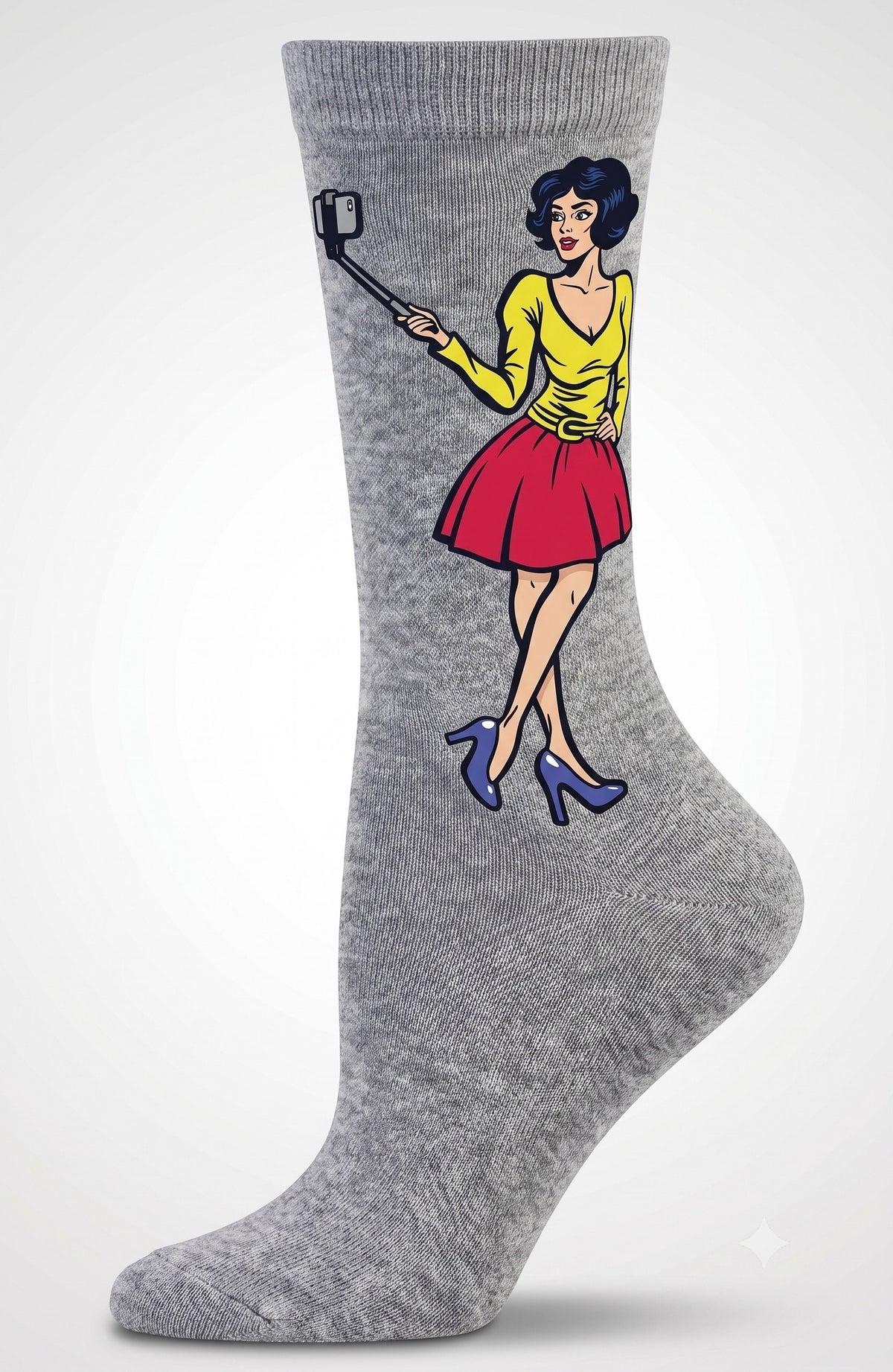 POINT ZERO - Women's - SELFIE Crew Socks