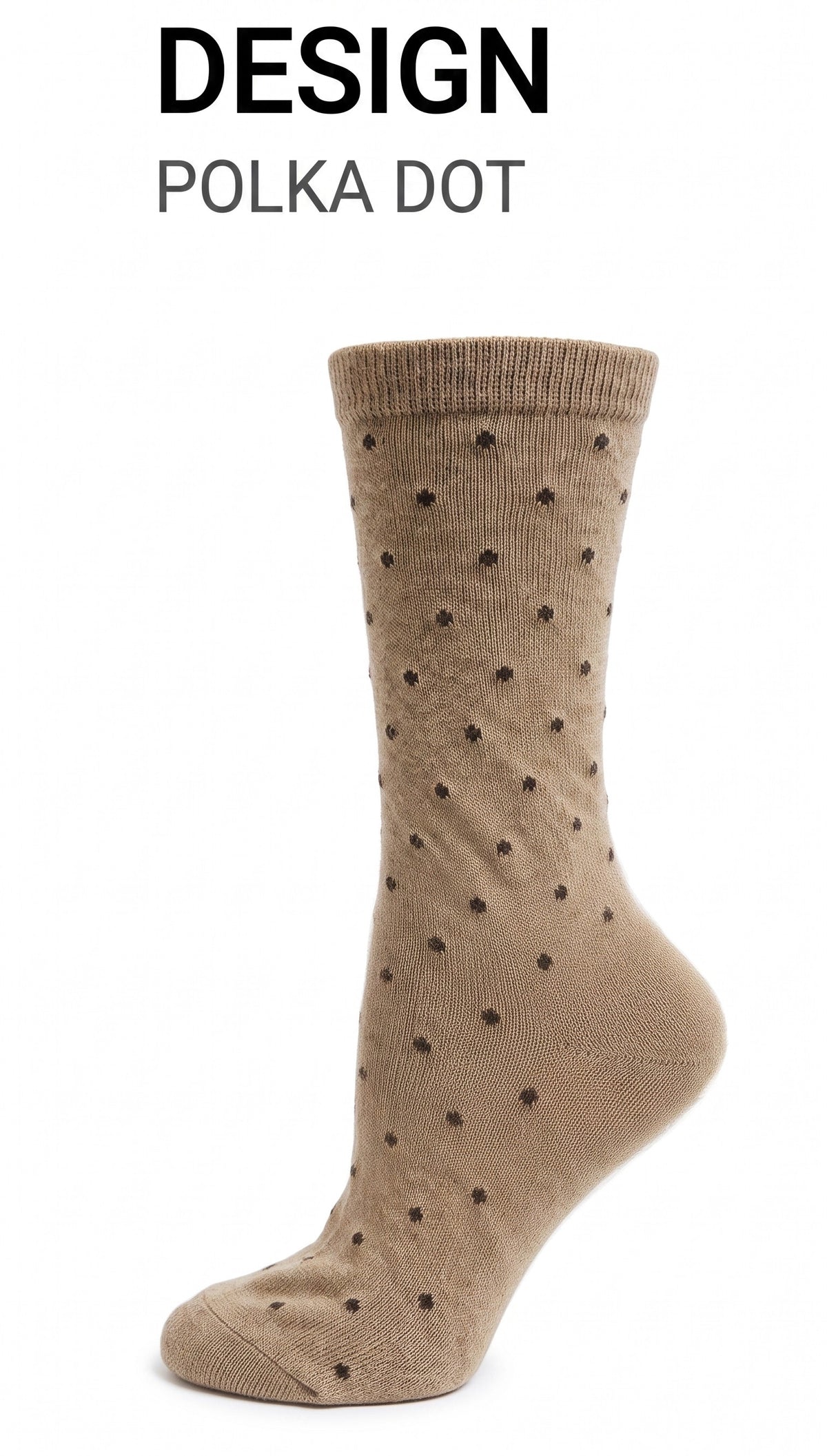 KEY - Women's - POLKA DOT Crew Socks