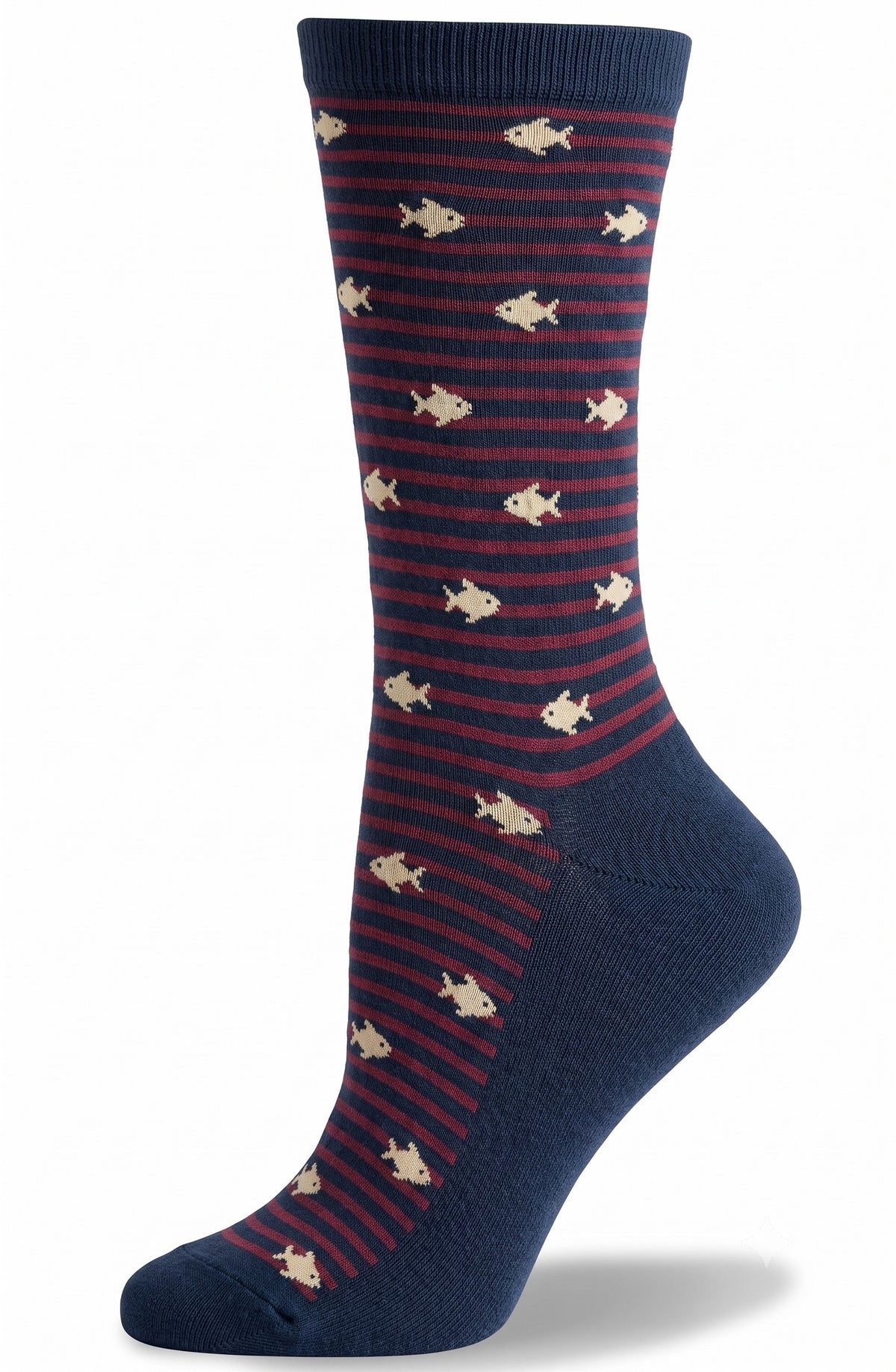 POINT ZERO - Women's - FISH Crew Socks