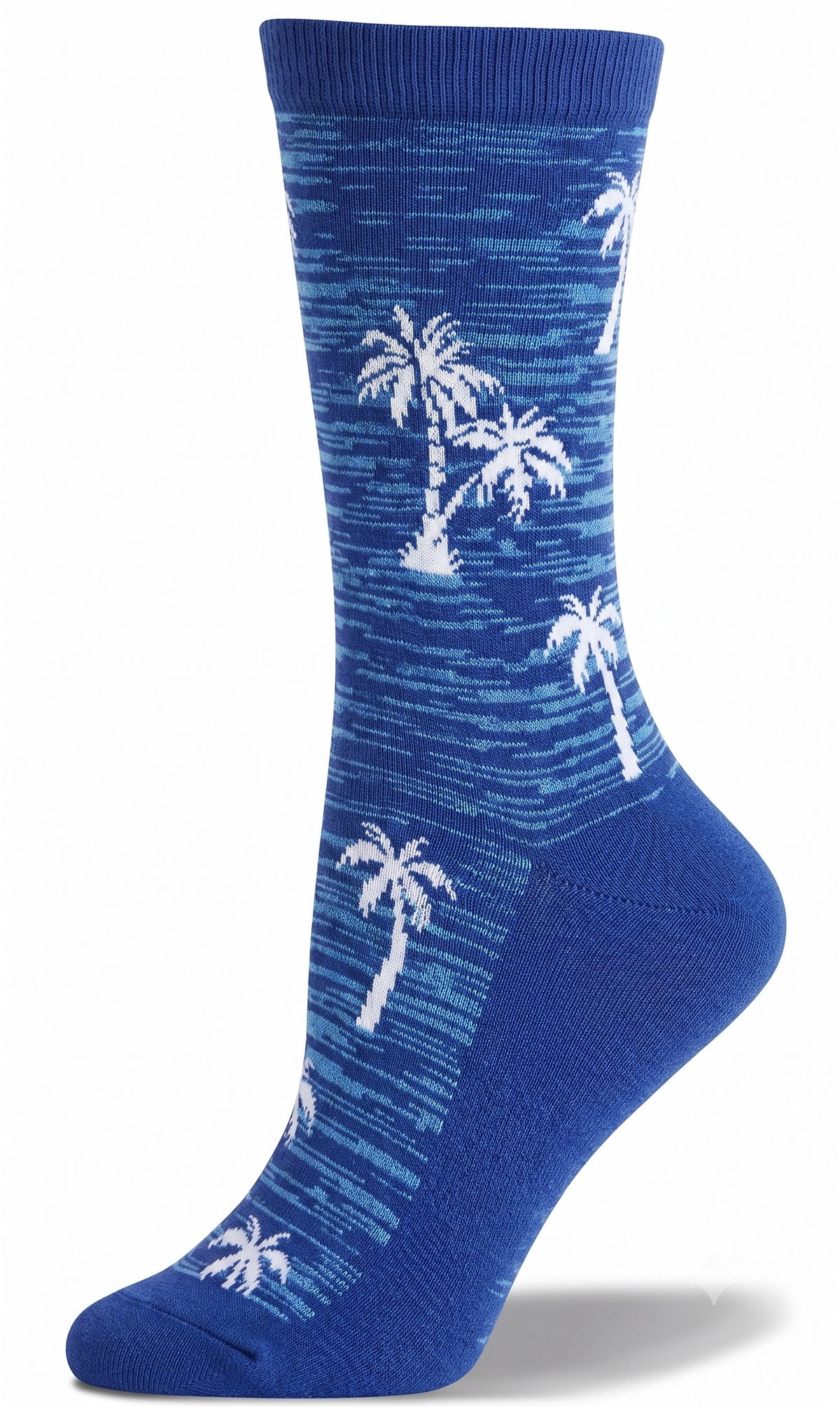 POINT ZERO - Women's - PALM TREE Crew Socks
