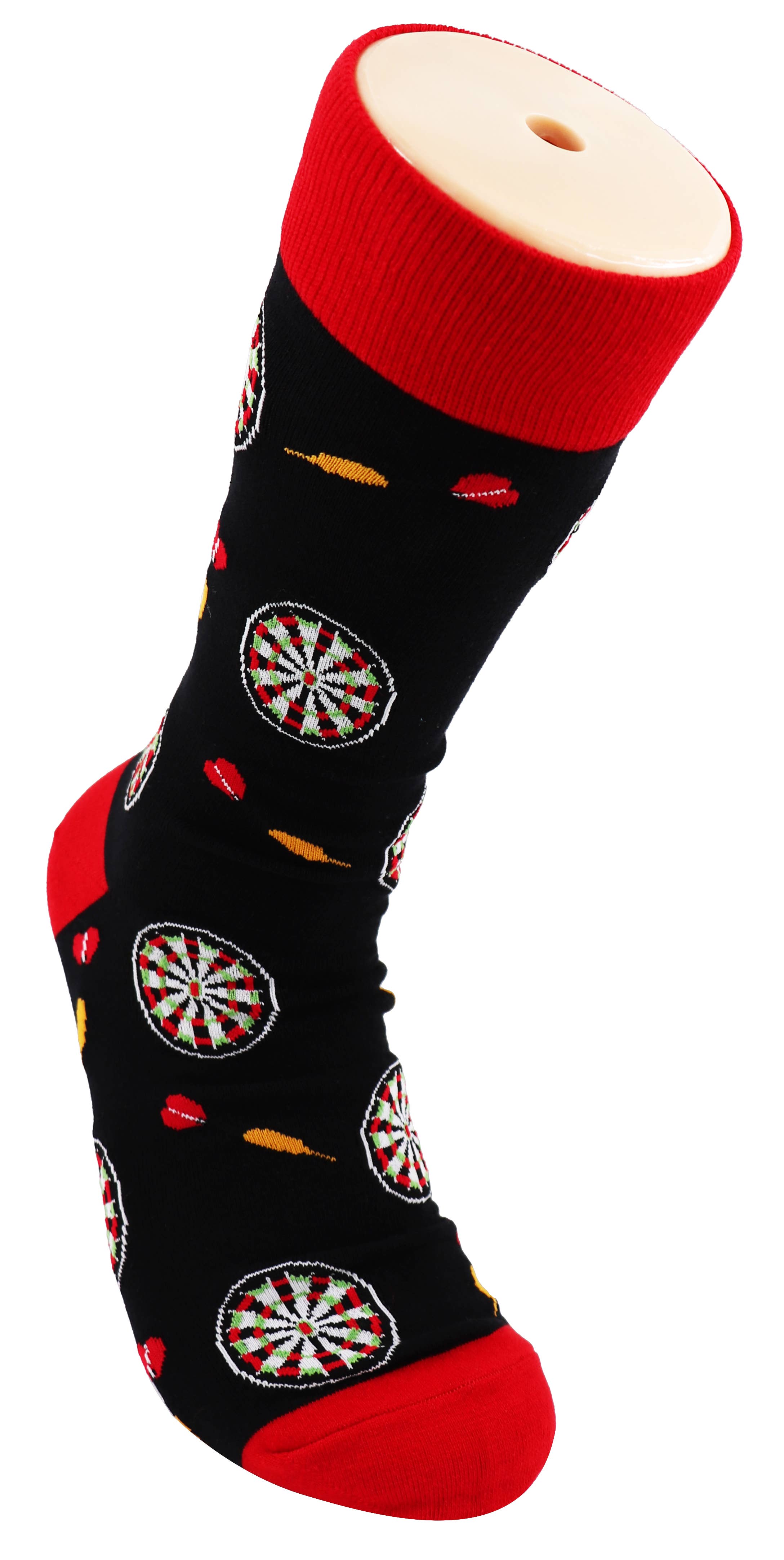 SoXcellent - Dart Board Tip Unisex Fun Dress Casual Pattern Funny Socks