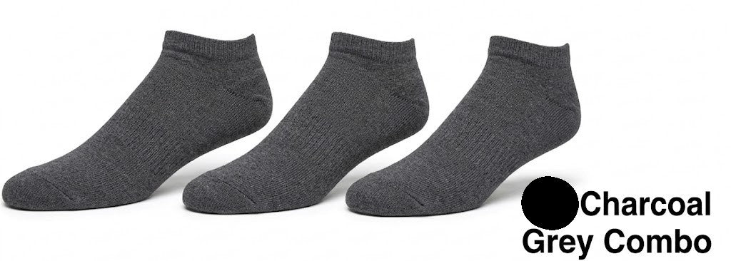 KEY - Women's - BAMBOO Plain Low-Cut Socks - 3PK