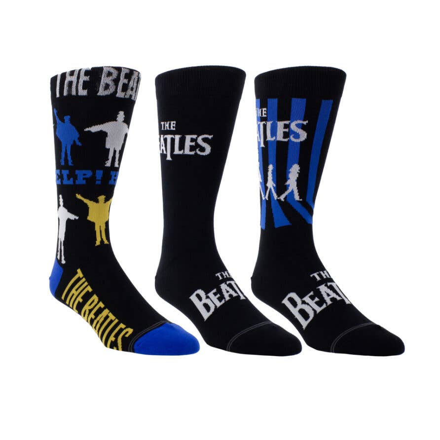 Perri's Socks - The Beatles Gift Box 3 Pack Crew Socks