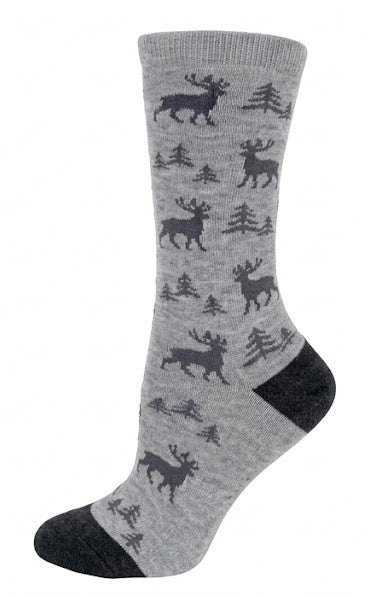 KEY - Women's - FULL CUSHION - MOOSE Socks