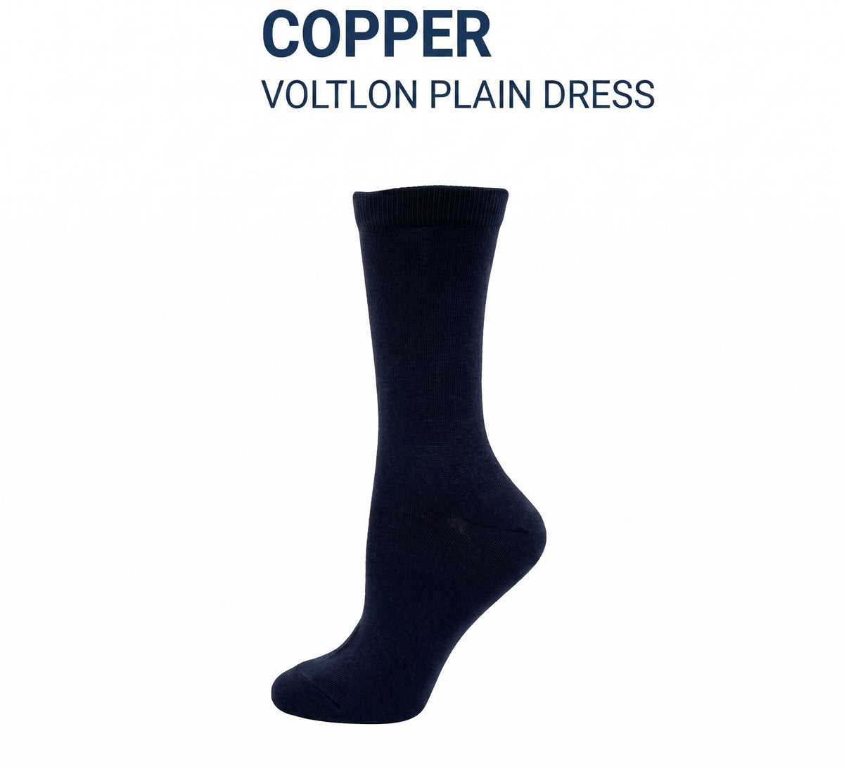 KEY - Women's - COPPER - Voltlon Plain Dress Socks