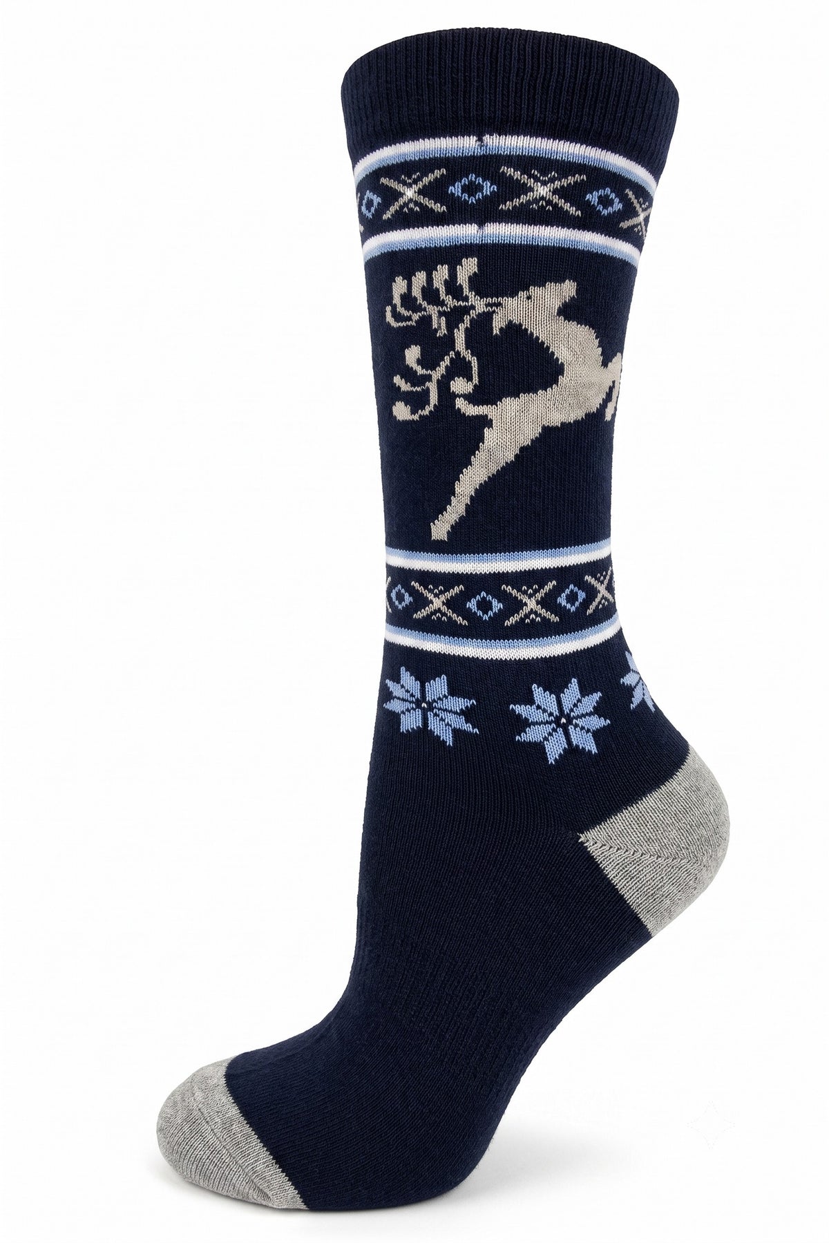 KEY - Women's - ANGORA JUMPING DEER Crew Socks