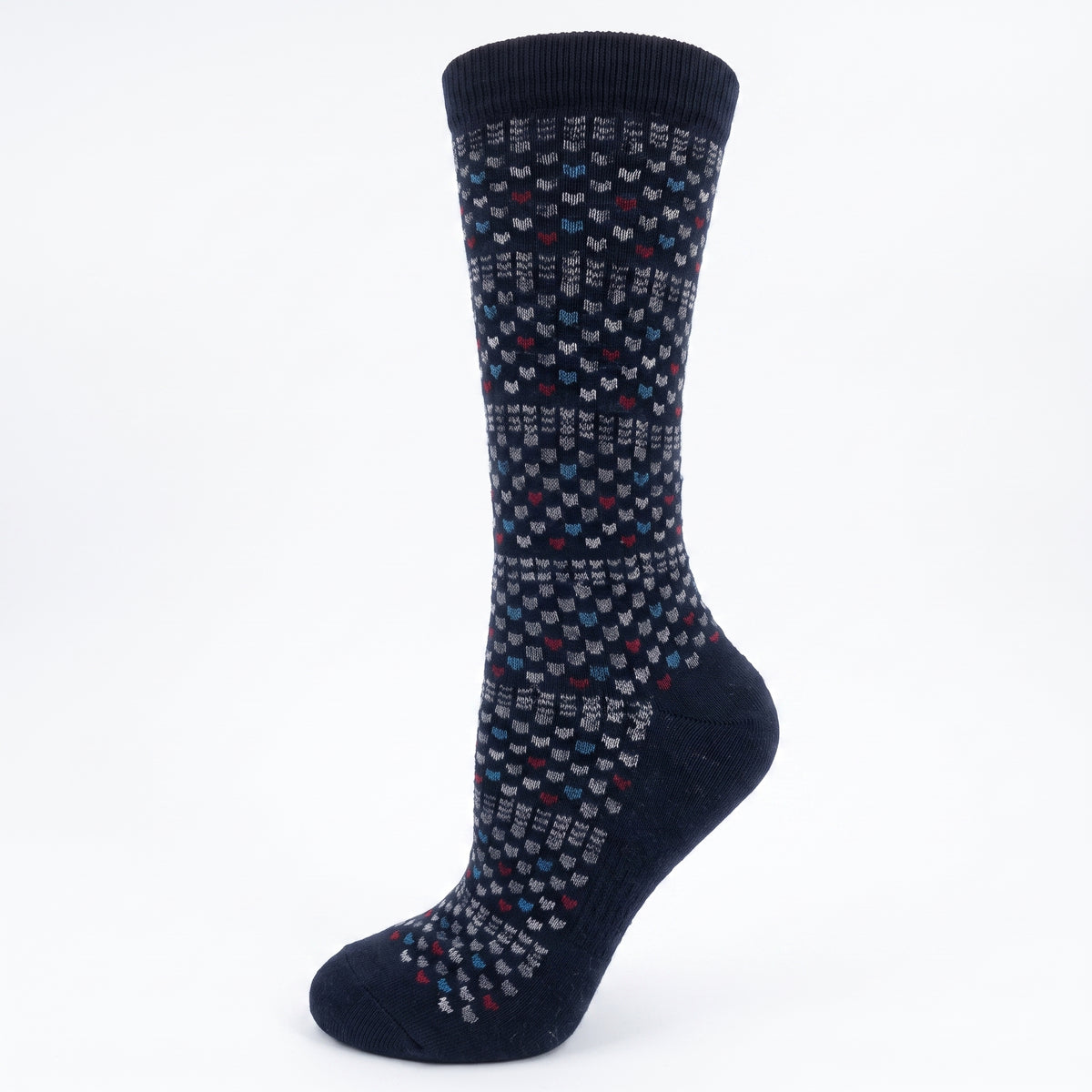 KEY - Women's - ANGORA DASHED FIRSLE Crew Socks