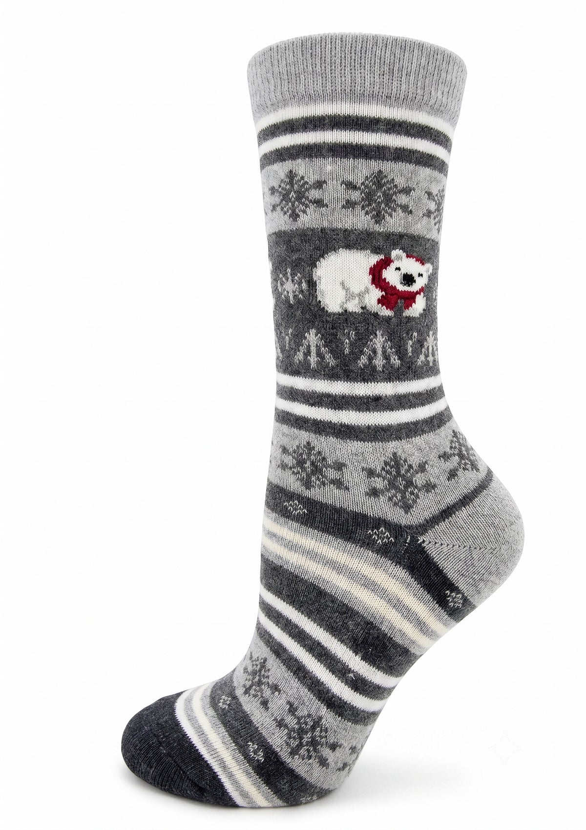 KEY - Women's - ANGORA POLA BEAR Crew Socks