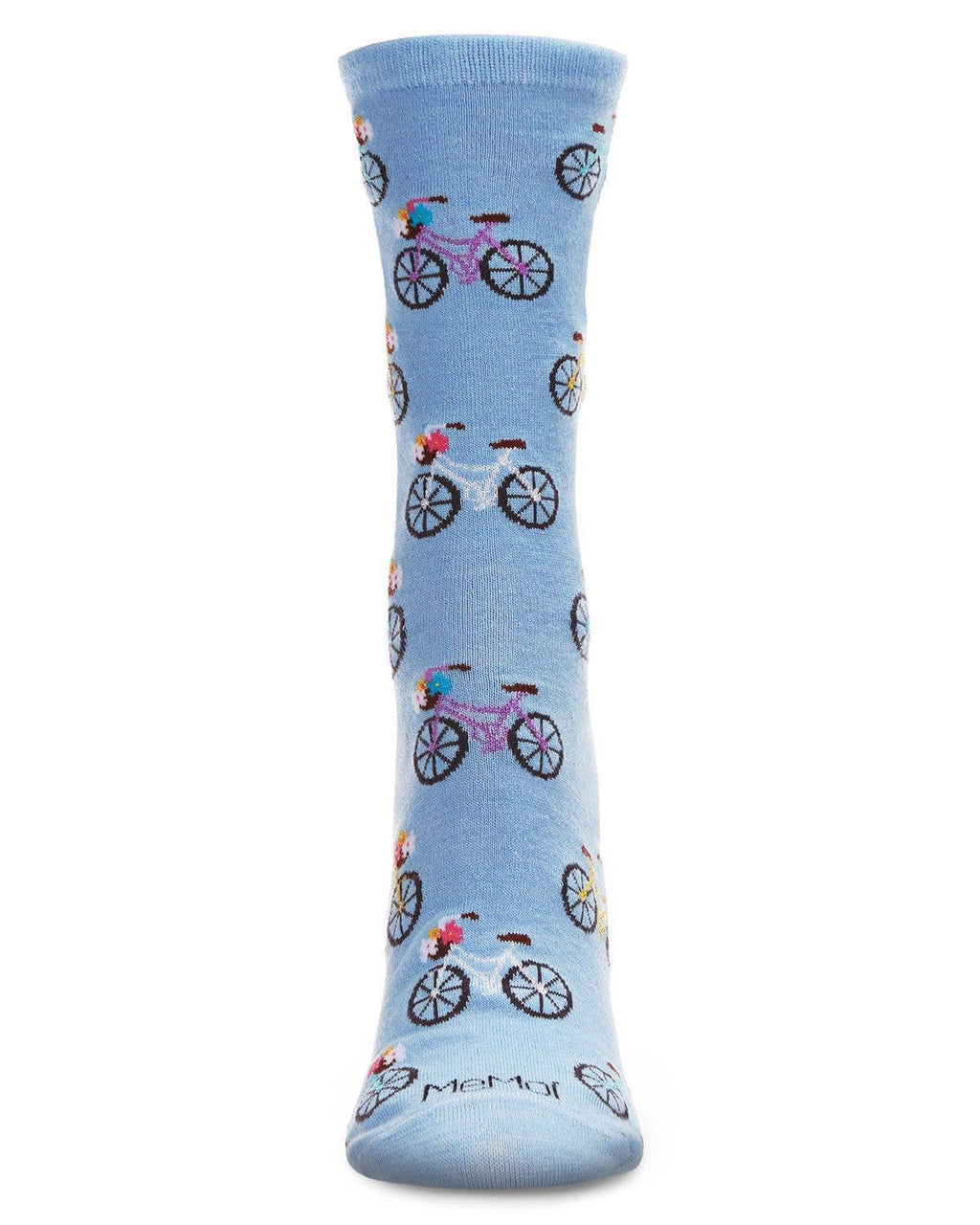 MeMoi - Women's - Time to Ride Bicycles Bamboo Crew Socks