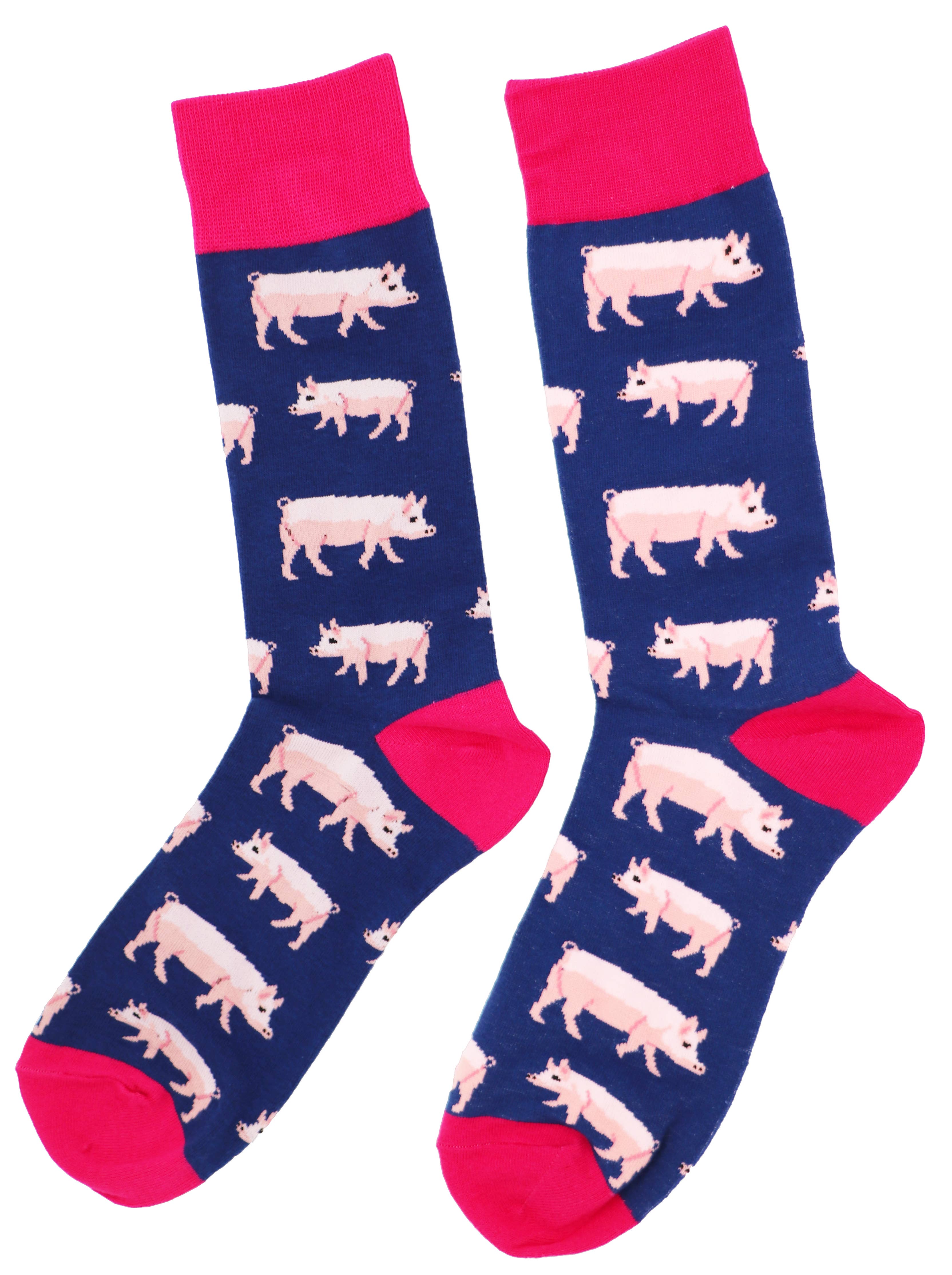 SoXcellent - Pig Animal Unisex Fun Dress Casual Pattern Funny Socks