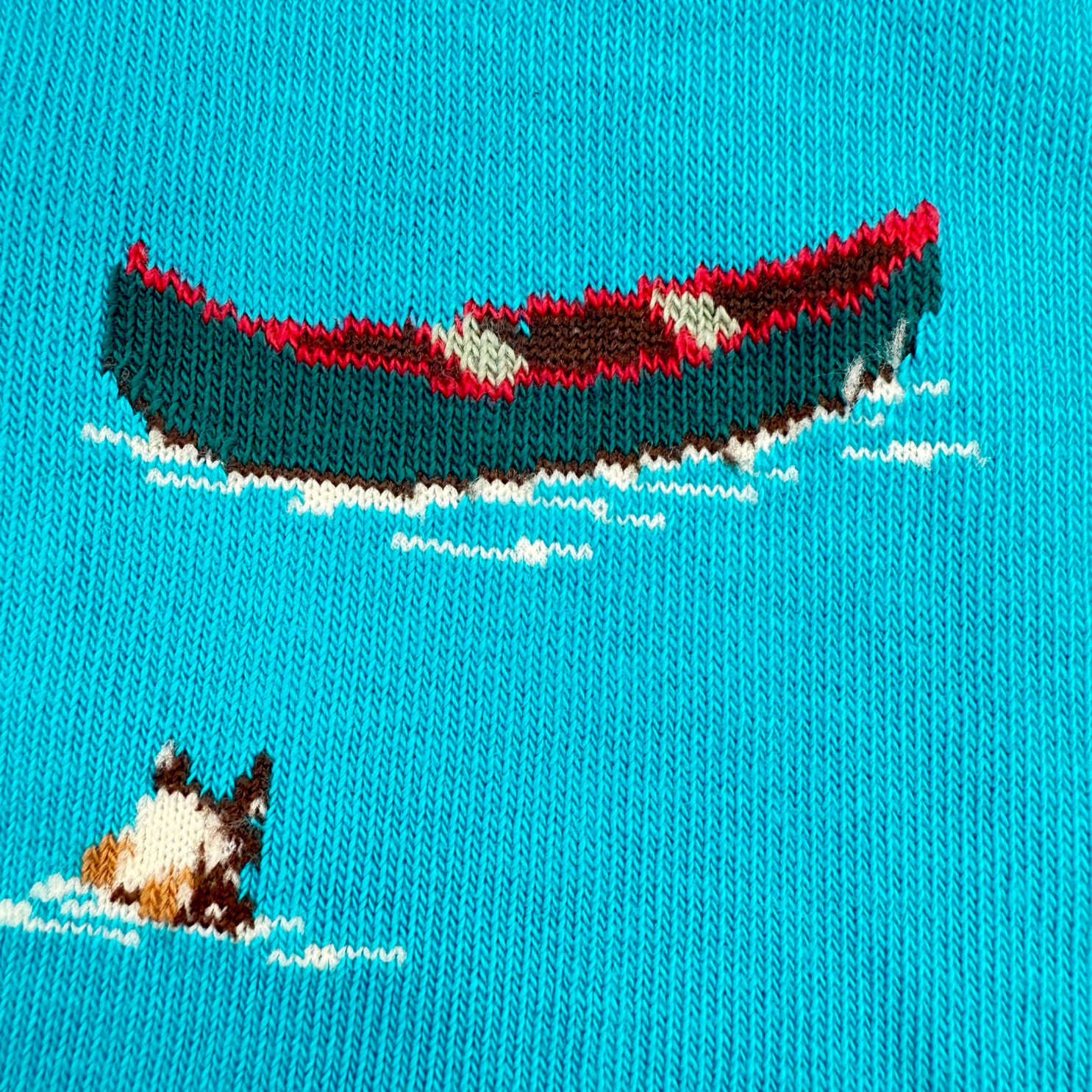 Friday Sock Co. - Men's Canada Mountain Scene Mid-Calf Socks - Soft & Fun